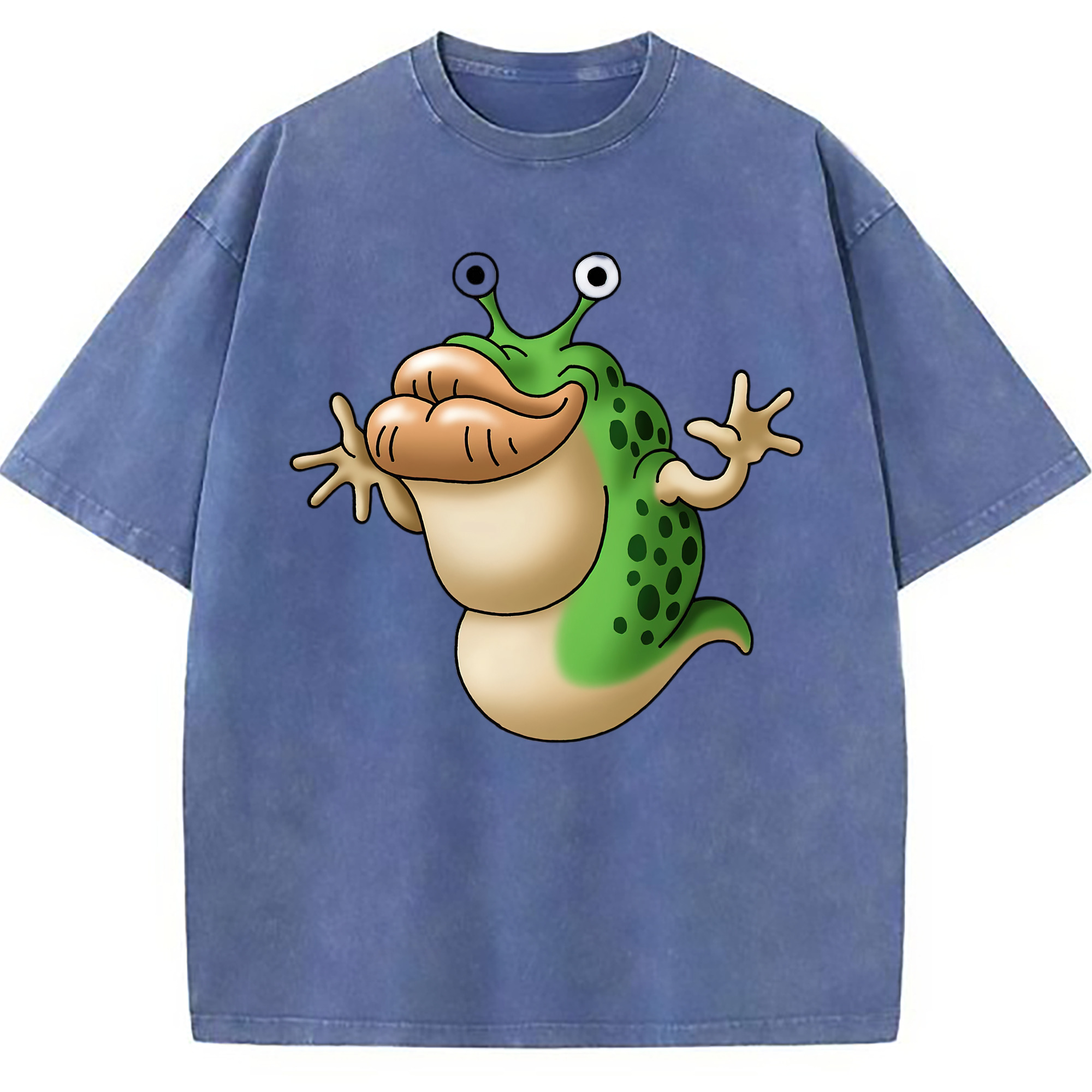 （画像用） ドラゴンクエスト Doragon Kuesuto Dragon Quest 綿100% ヴィンテージ風 半袖Tシャツ（フロントプリント）