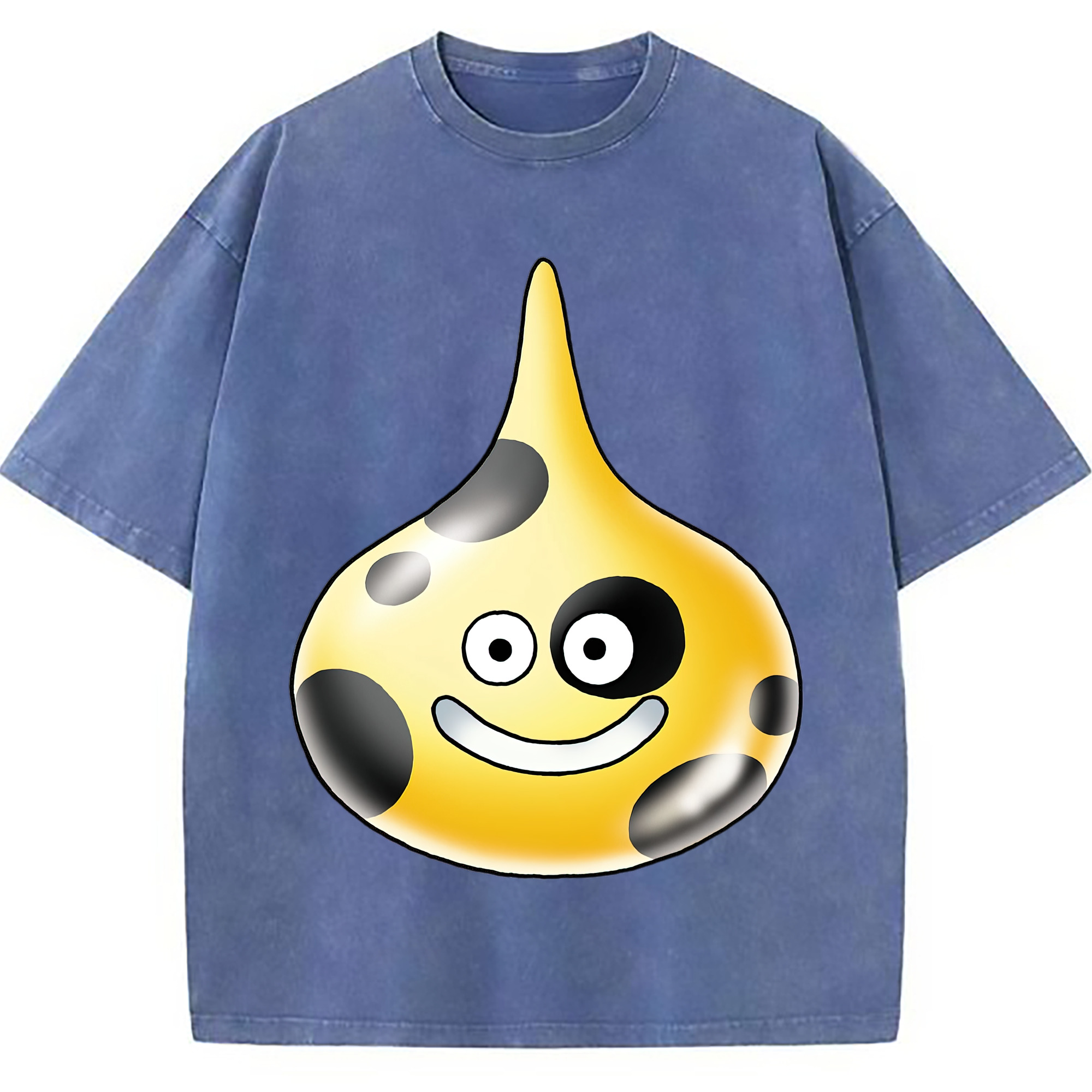 （画像用） ドラゴンクエスト Doragon Kuesuto Dragon Quest 綿100% ヴィンテージ風 半袖Tシャツ（フロントプリント）