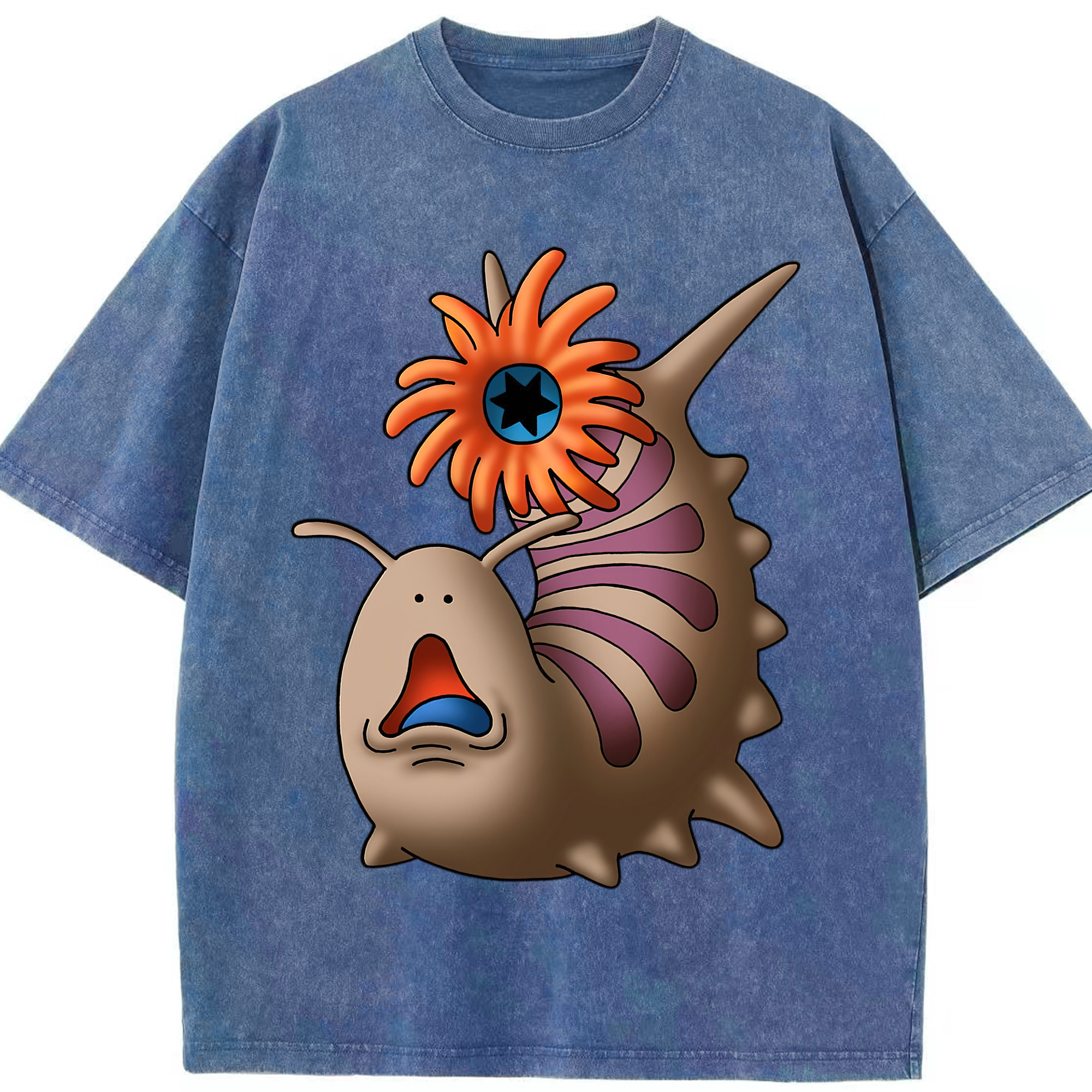 （画像用） ドラゴンクエスト Doragon Kuesuto Dragon Quest 綿100% ヴィンテージ風 半袖Tシャツ（フロントプリント）