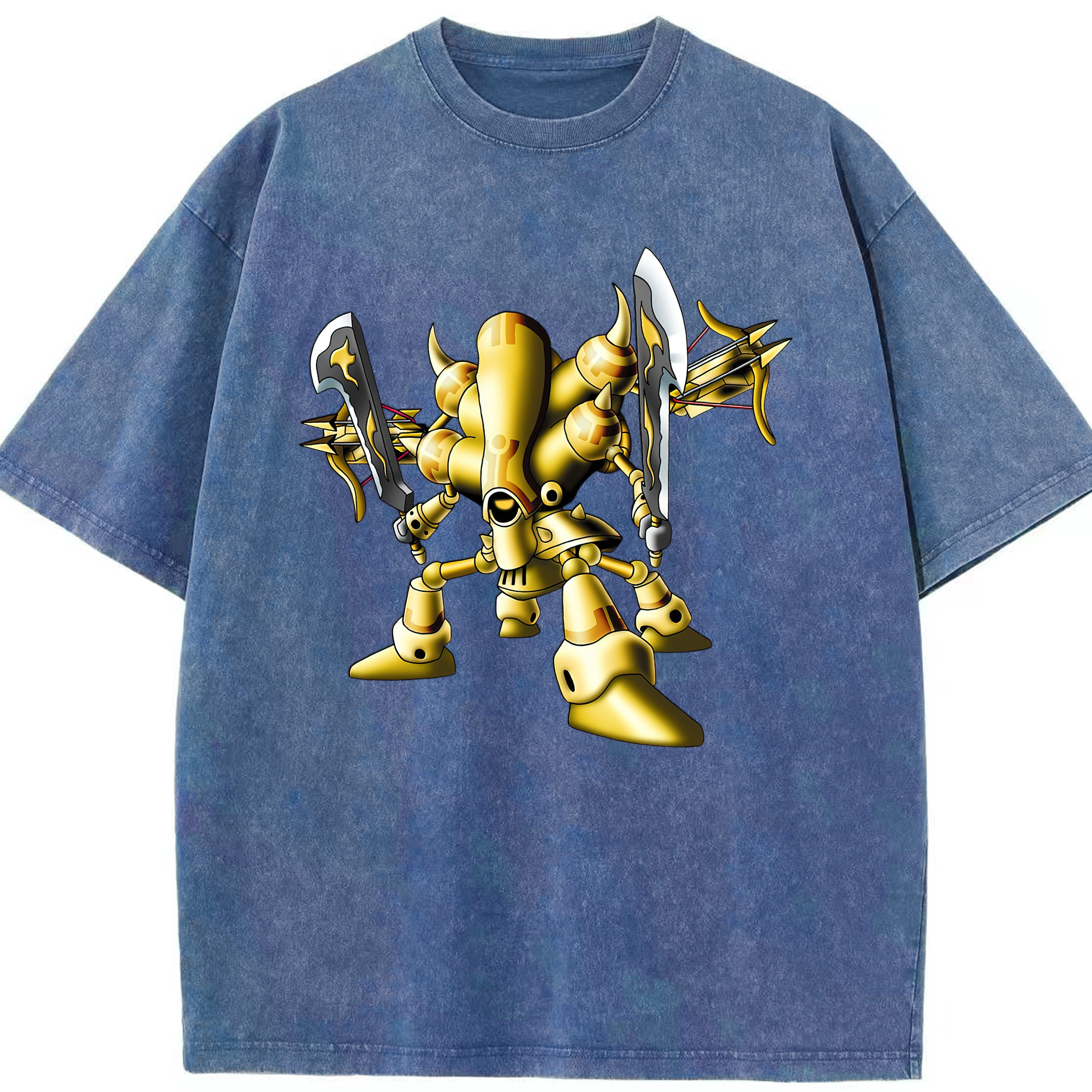 （画像用） ドラゴンクエスト Doragon Kuesuto Dragon Quest 綿100% ヴィンテージ風 半袖Tシャツ（フロントプリント）