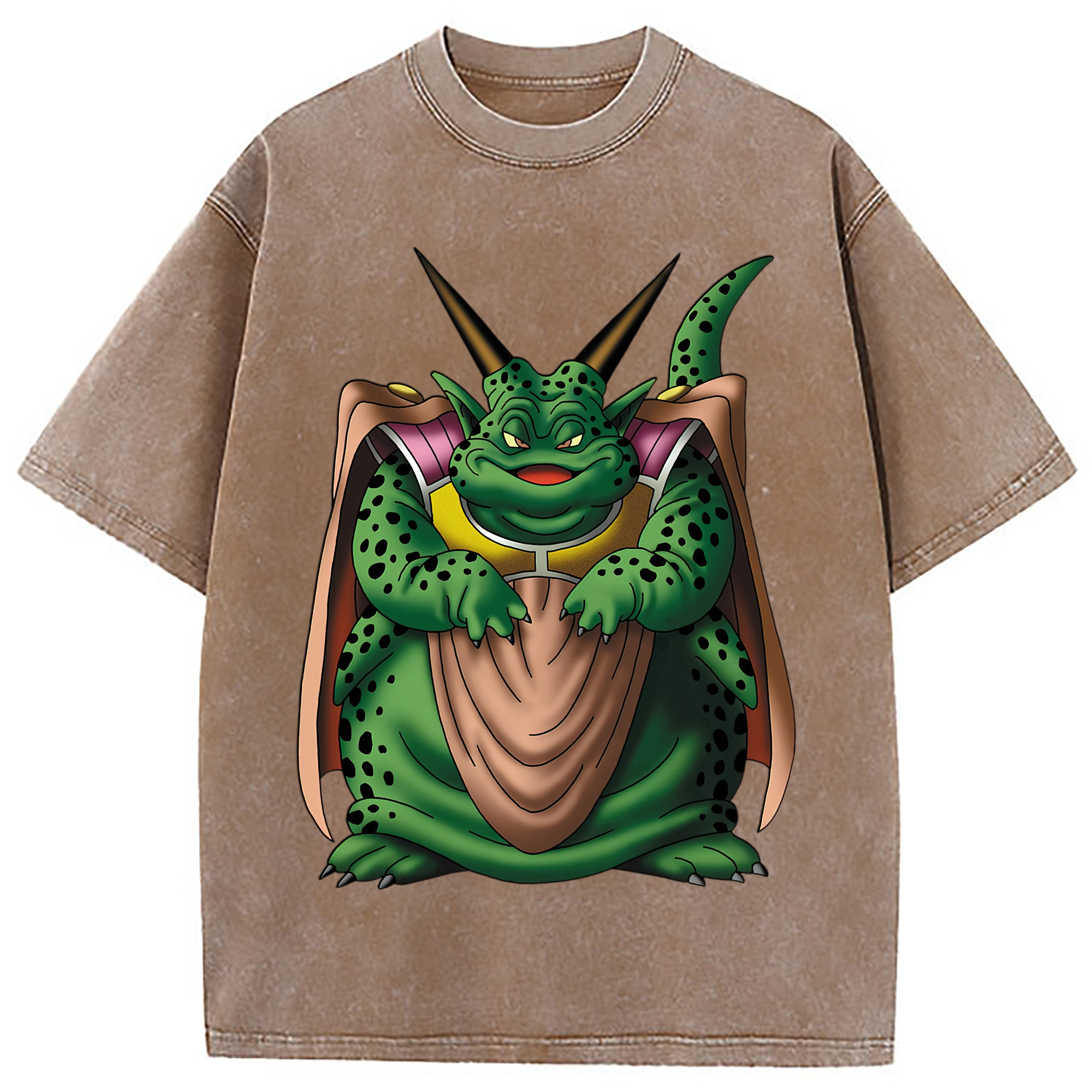 （画像用） ドラゴンクエスト Doragon Kuesuto Dragon Quest 綿100% ヴィンテージ風 半袖Tシャツ（フロントプリント）