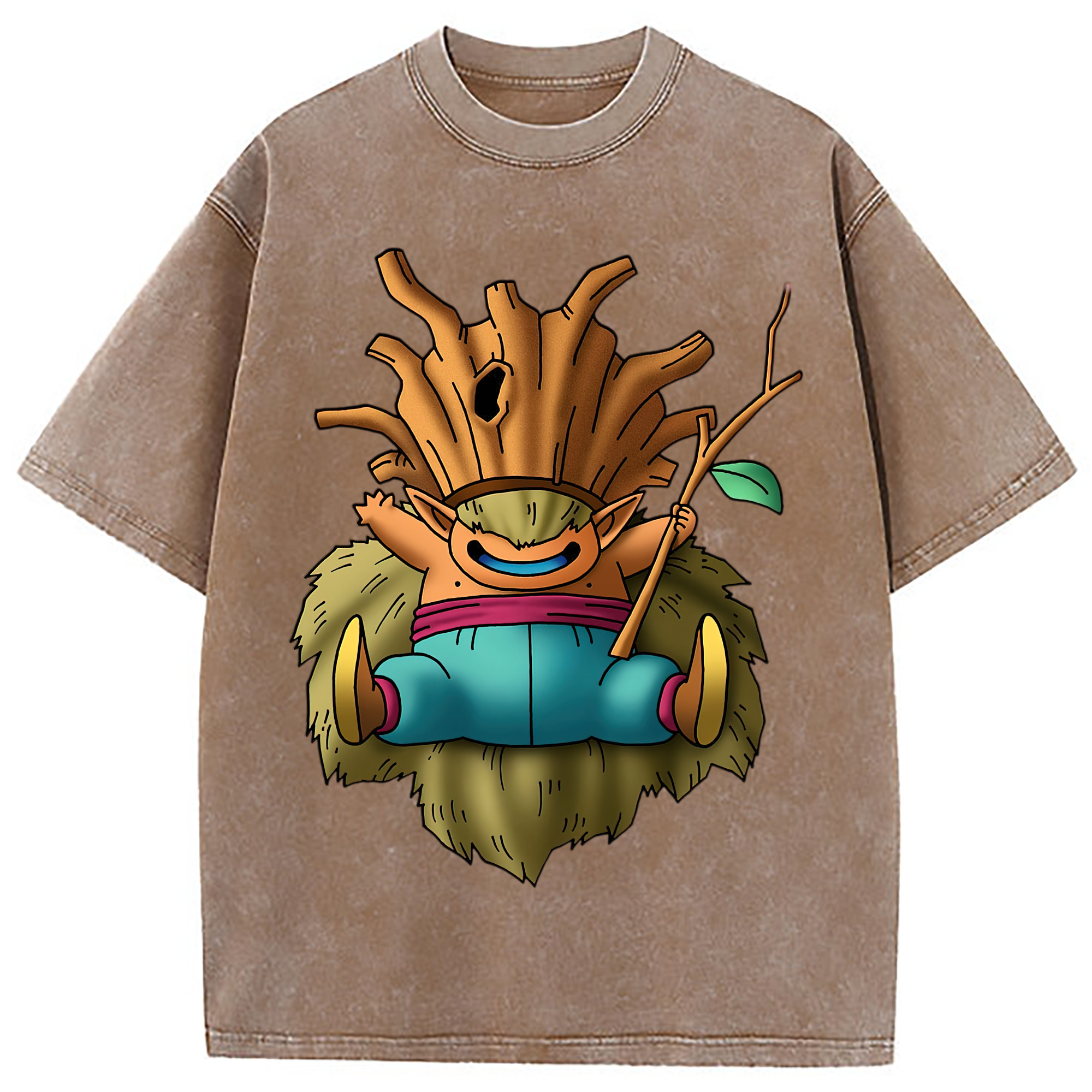 （画像用） ドラゴンクエスト Doragon Kuesuto Dragon Quest 綿100% ヴィンテージ風 半袖Tシャツ（フロントプリント）