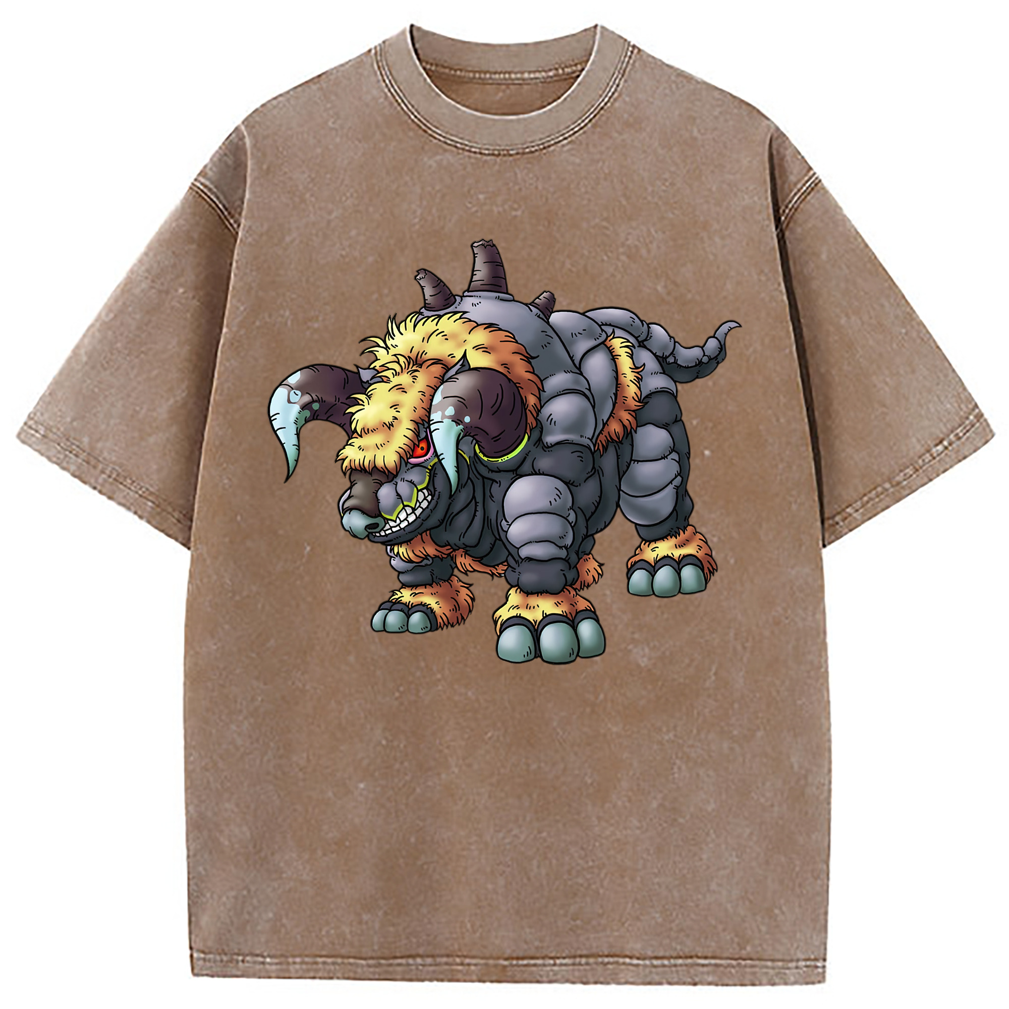 （画像用） ドラゴンクエスト Doragon Kuesuto Dragon Quest 綿100% ヴィンテージ風 半袖Tシャツ（フロントプリント）
