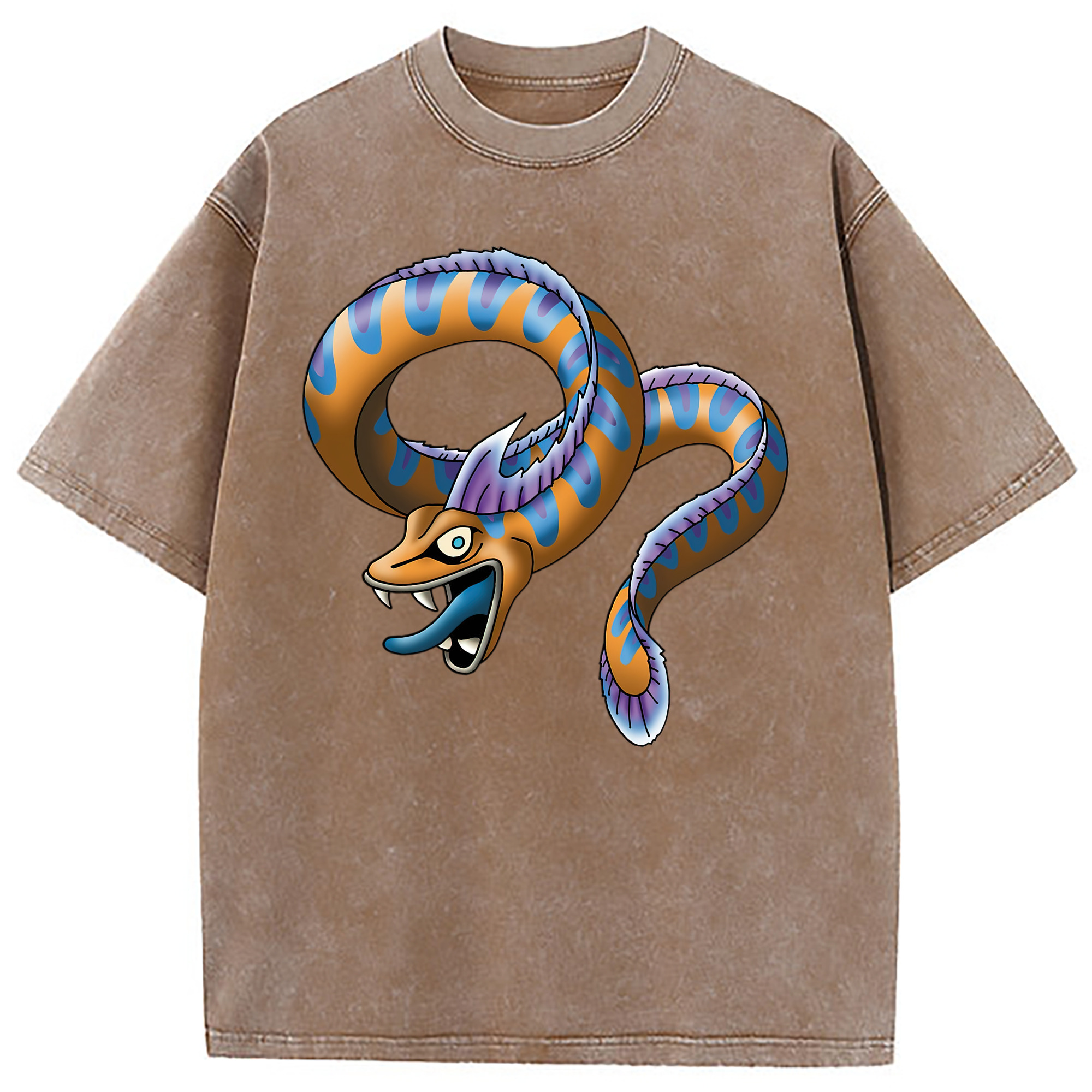 （画像用） ドラゴンクエスト Doragon Kuesuto Dragon Quest 綿100% ヴィンテージ風 半袖Tシャツ（フロントプリント）