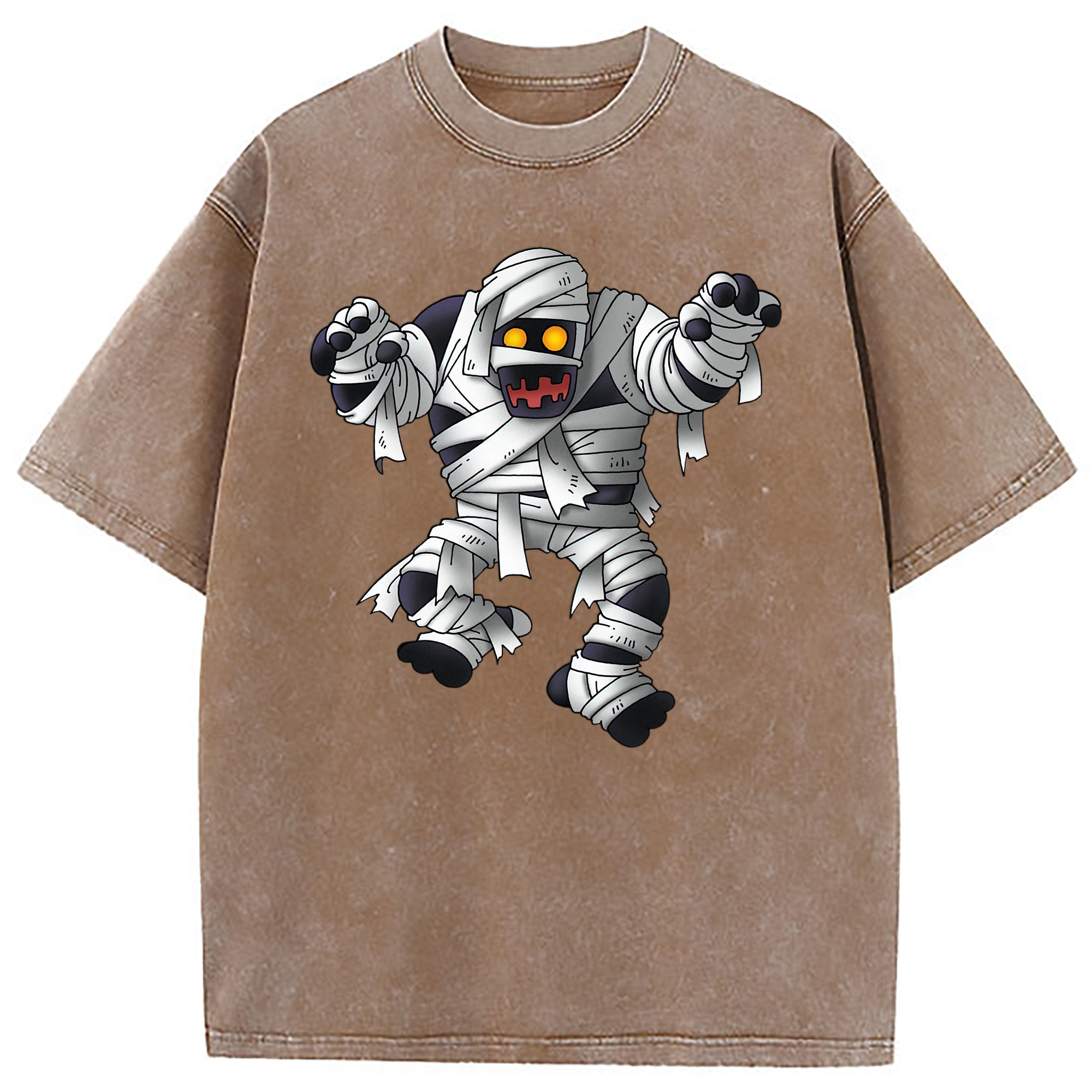（画像用） ドラゴンクエスト Doragon Kuesuto Dragon Quest 綿100% ヴィンテージ風 半袖Tシャツ（フロントプリント）