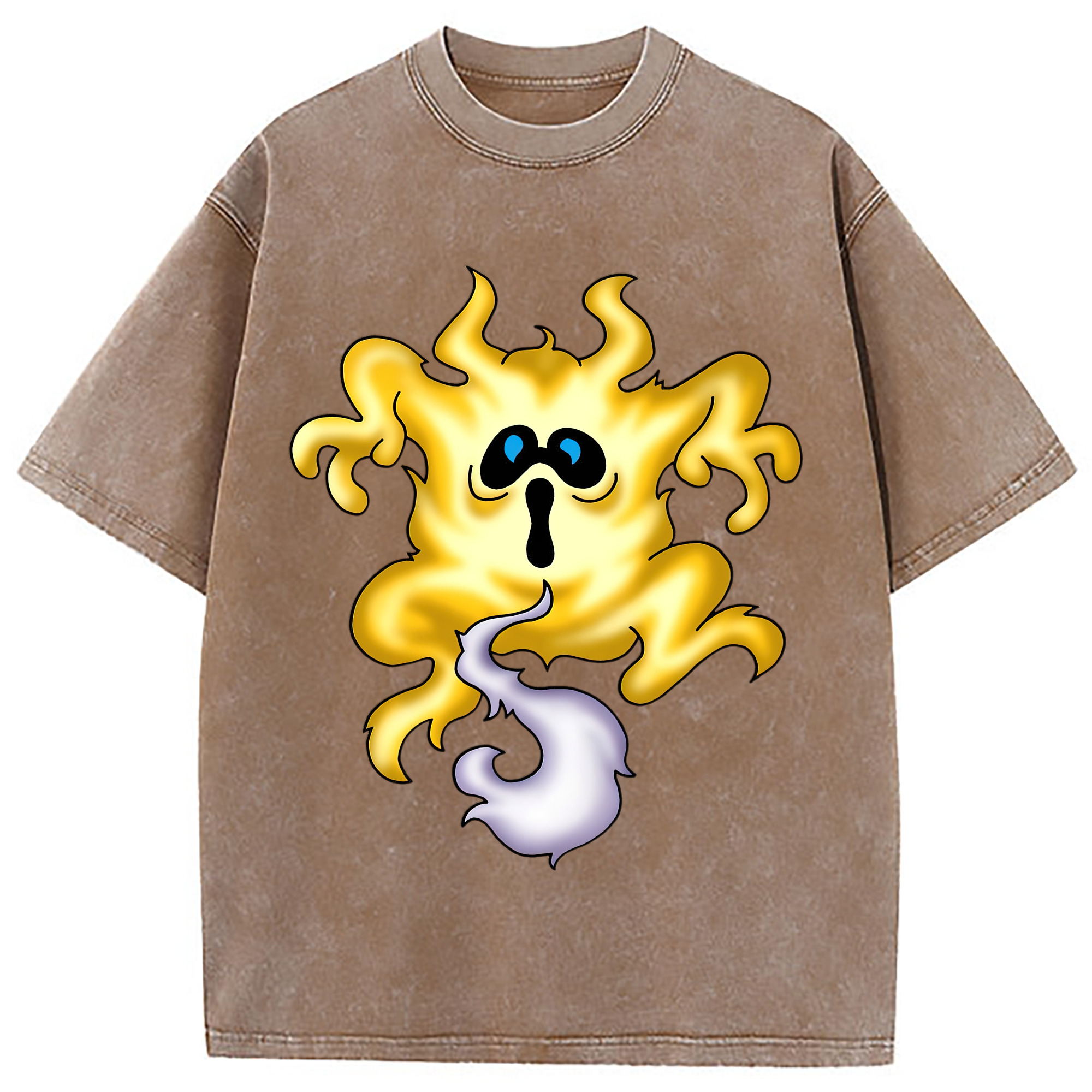 （画像用） ドラゴンクエスト Doragon Kuesuto Dragon Quest 綿100% ヴィンテージ風 半袖Tシャツ（フロントプリント）