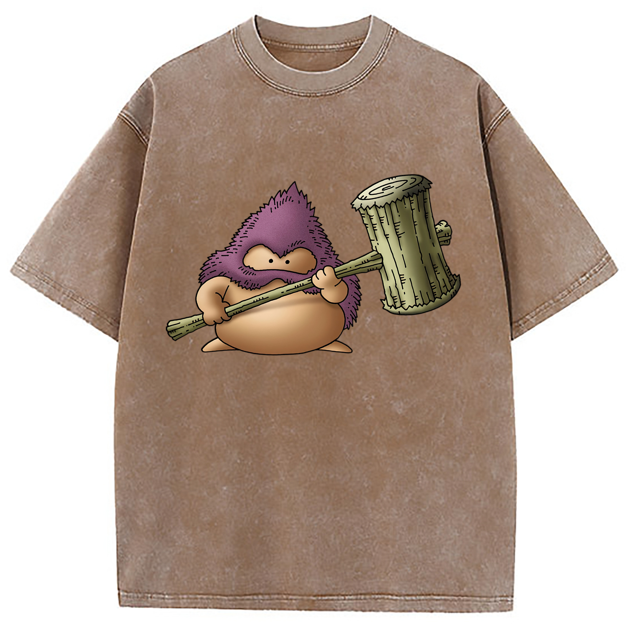 （画像用） ドラゴンクエスト Doragon Kuesuto Dragon Quest 綿100% ヴィンテージ風 半袖Tシャツ（フロントプリント）