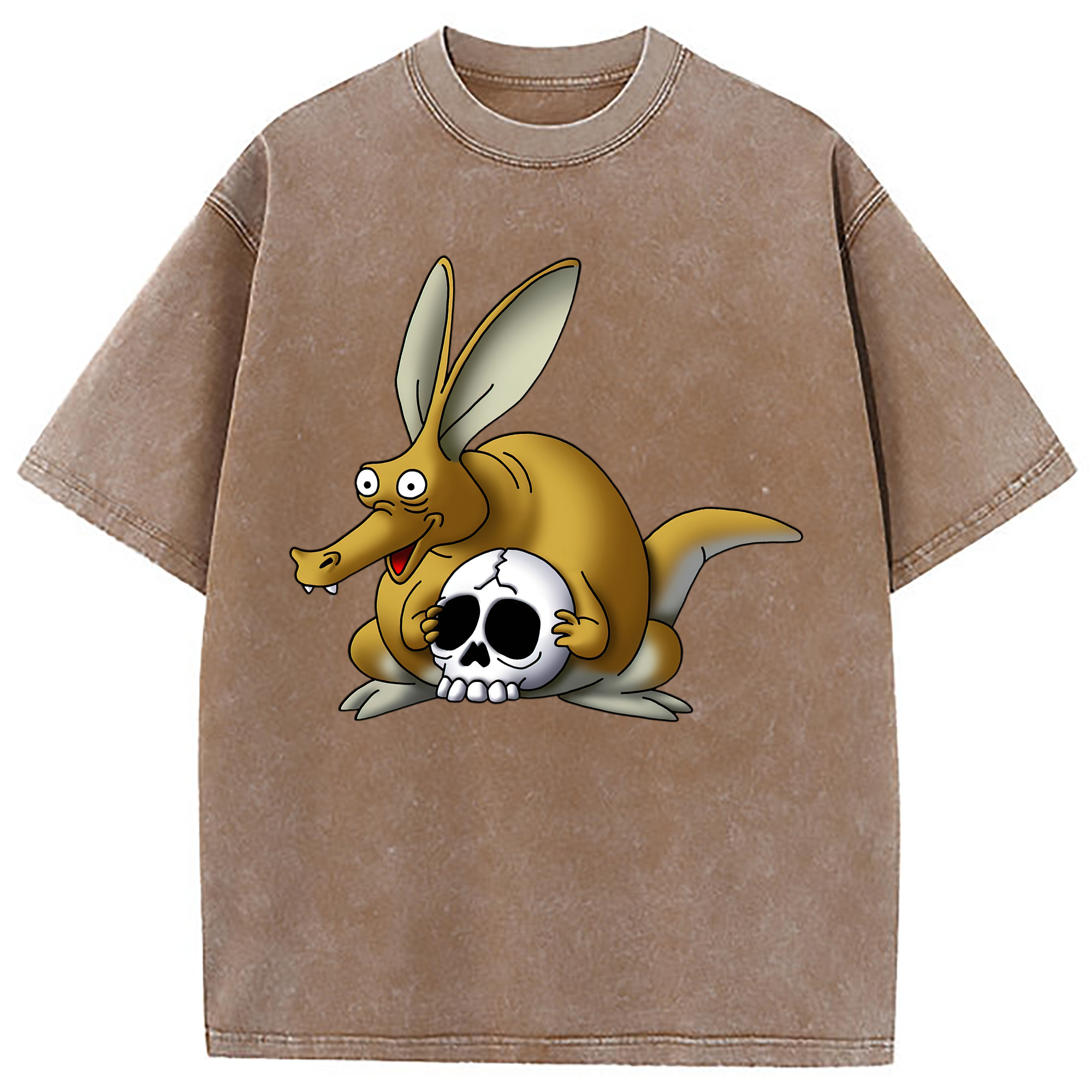 （画像用） ドラゴンクエスト Doragon Kuesuto Dragon Quest 綿100% ヴィンテージ風 半袖Tシャツ（フロントプリント）