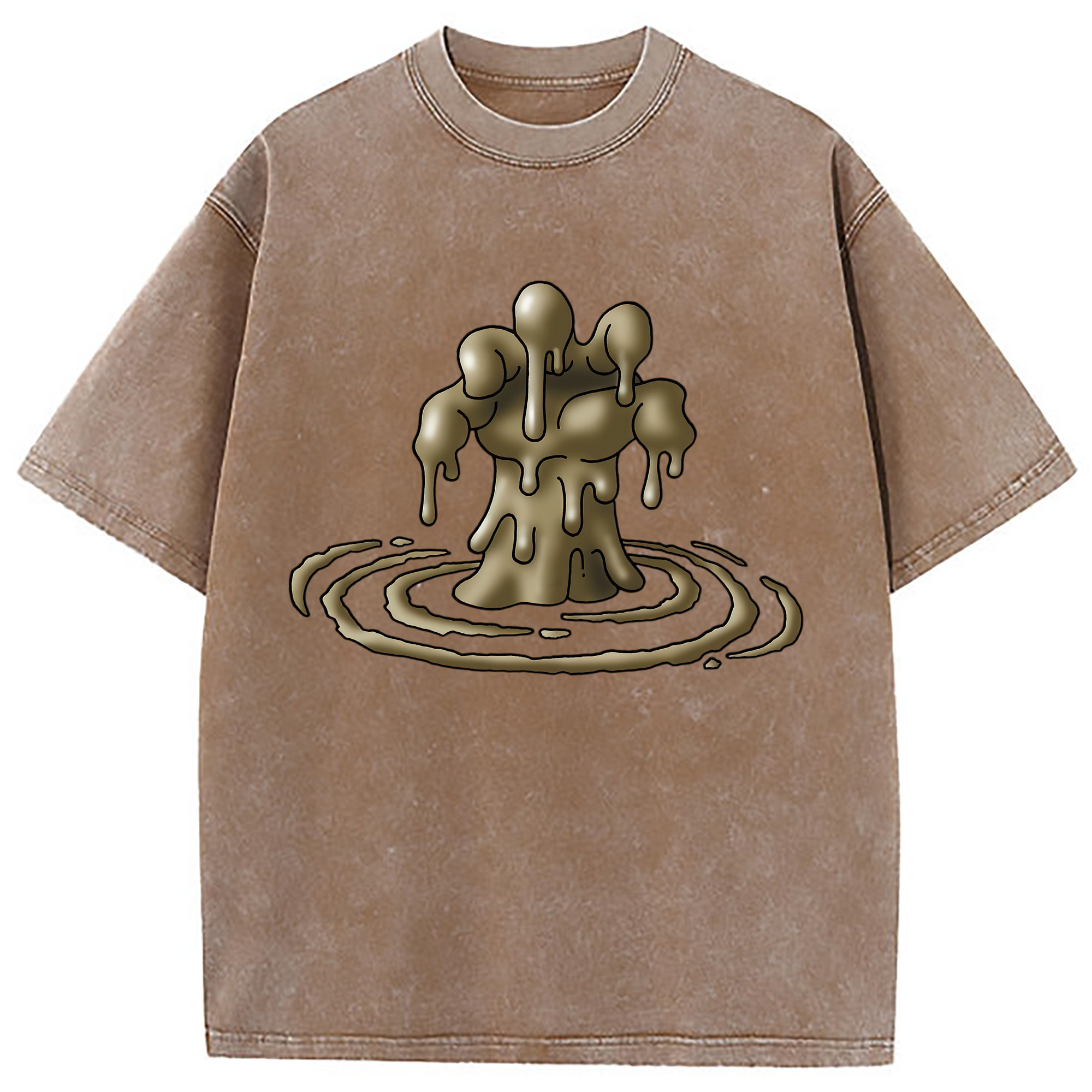 （画像用） ドラゴンクエスト Doragon Kuesuto Dragon Quest 綿100% ヴィンテージ風 半袖Tシャツ（フロントプリント）