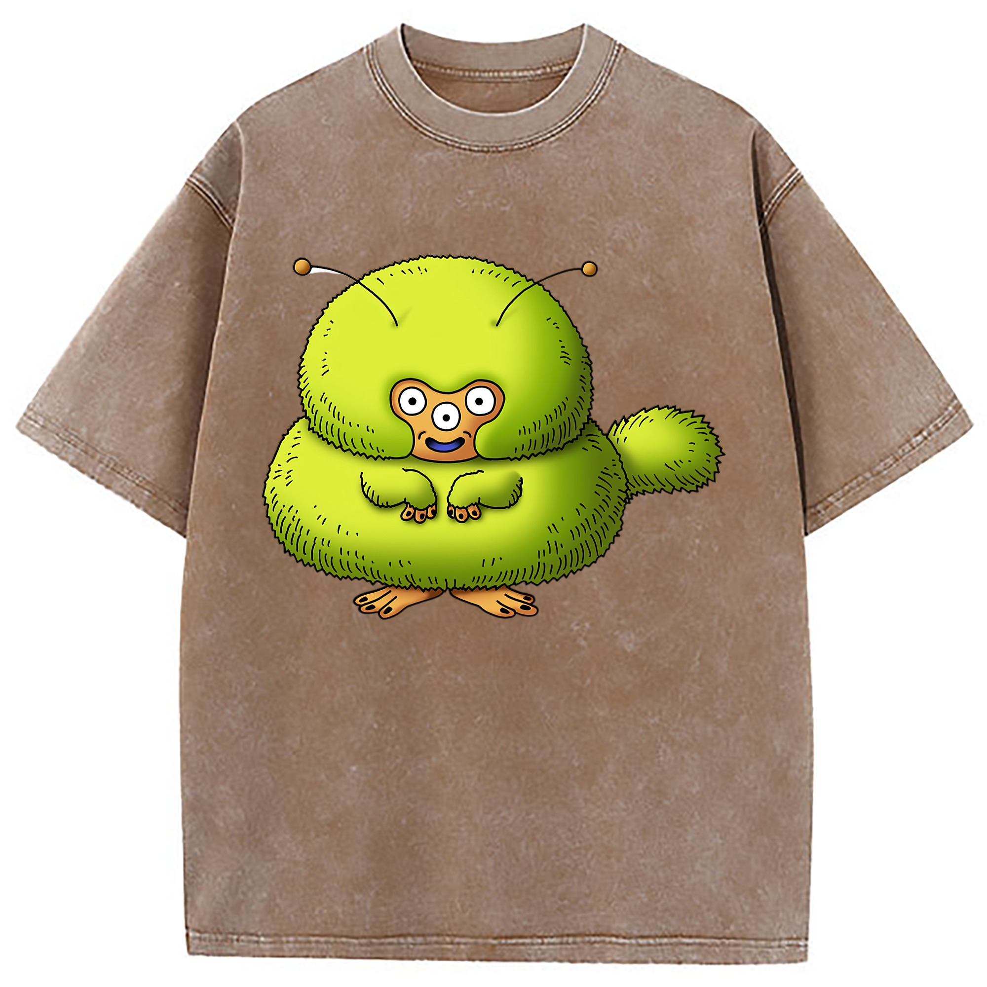 （画像用） ドラゴンクエスト Doragon Kuesuto Dragon Quest 綿100% ヴィンテージ風 半袖Tシャツ（フロントプリント）