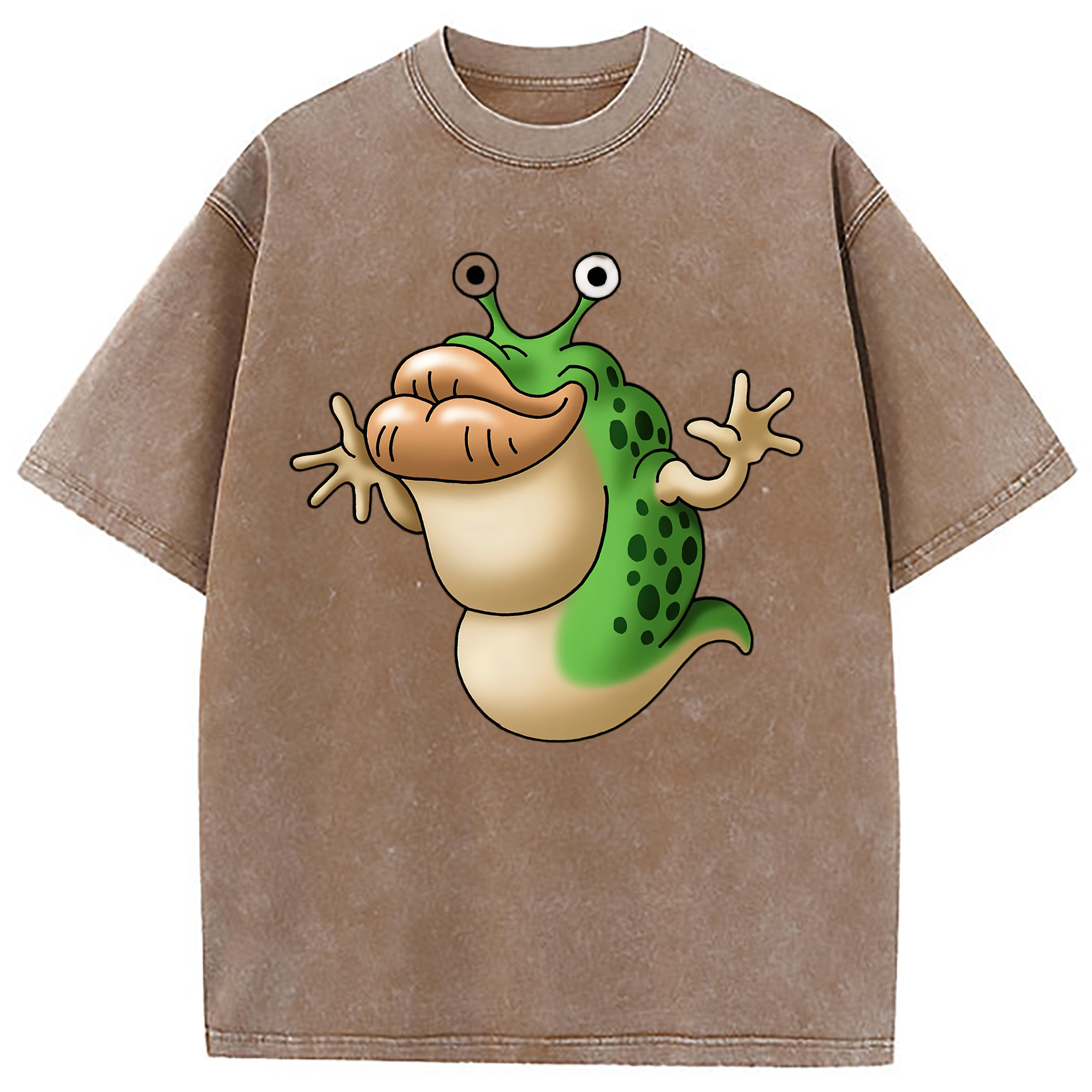 （画像用） ドラゴンクエスト Doragon Kuesuto Dragon Quest 綿100% ヴィンテージ風 半袖Tシャツ（フロントプリント）