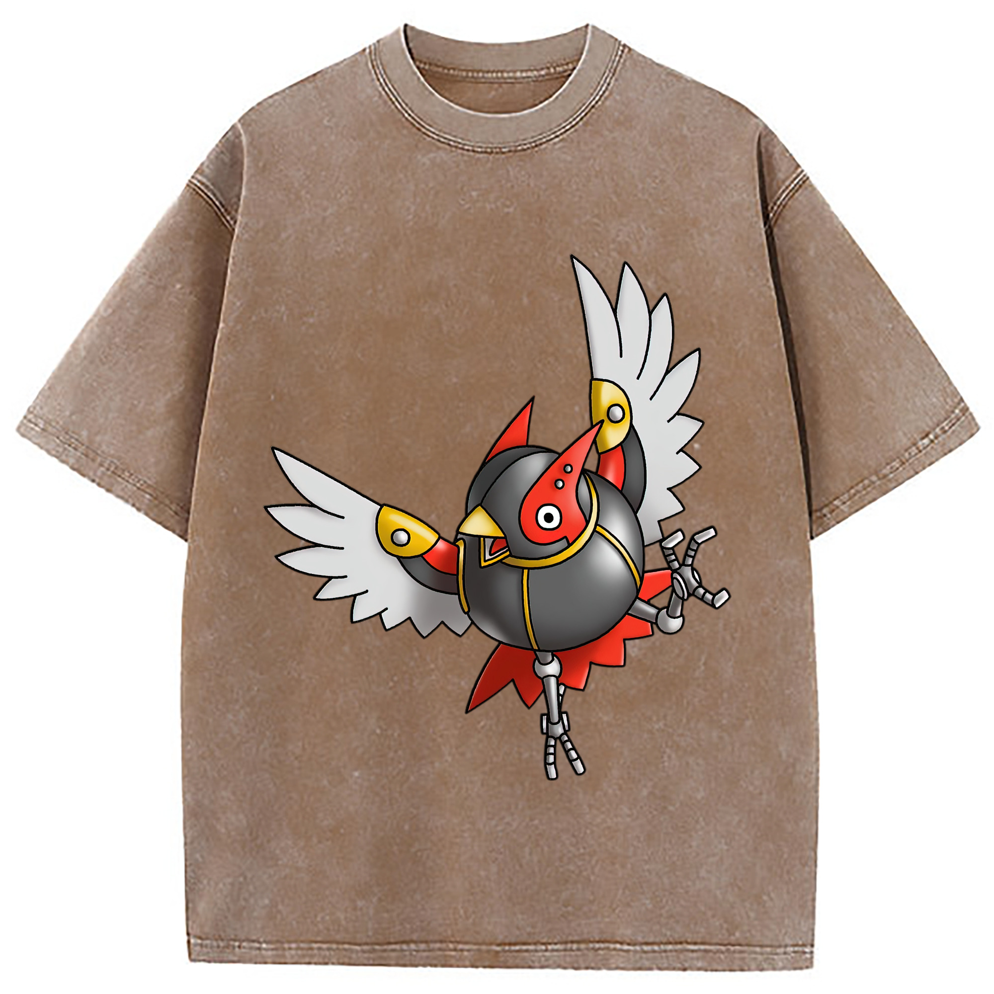 （画像用） ドラゴンクエスト Doragon Kuesuto Dragon Quest 綿100% ヴィンテージ風 半袖Tシャツ（フロントプリント）