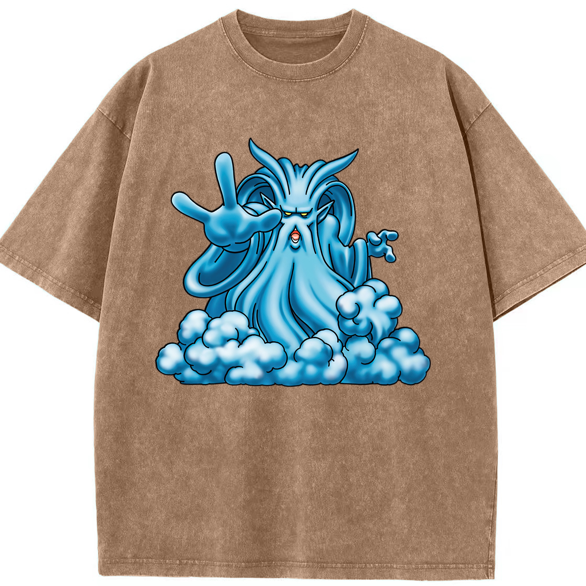 （画像用） ドラゴンクエスト Doragon Kuesuto Dragon Quest 綿100% ヴィンテージ風 半袖Tシャツ（フロントプリント）