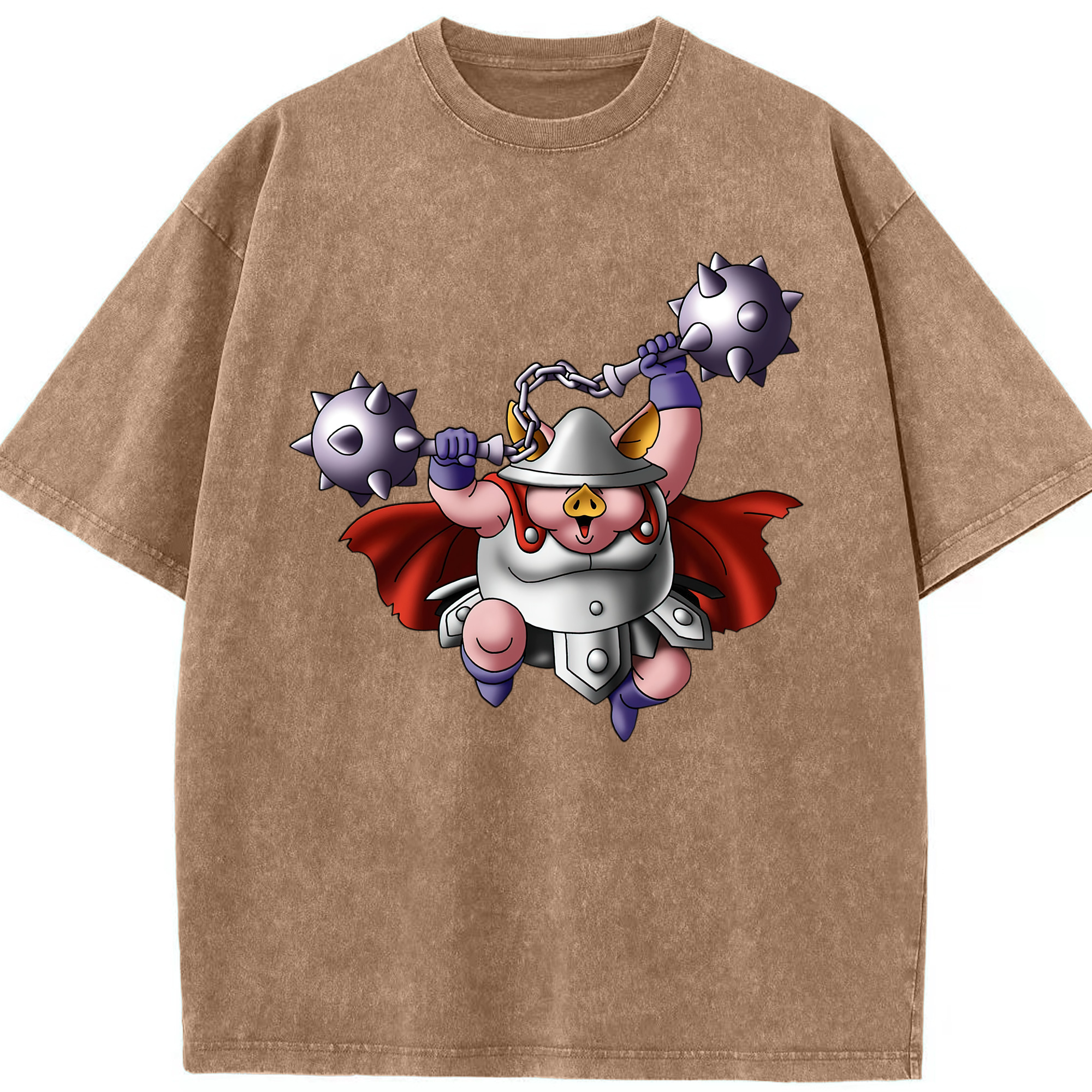 （画像用） ドラゴンクエスト Doragon Kuesuto Dragon Quest 綿100% ヴィンテージ風 半袖Tシャツ（フロントプリント）