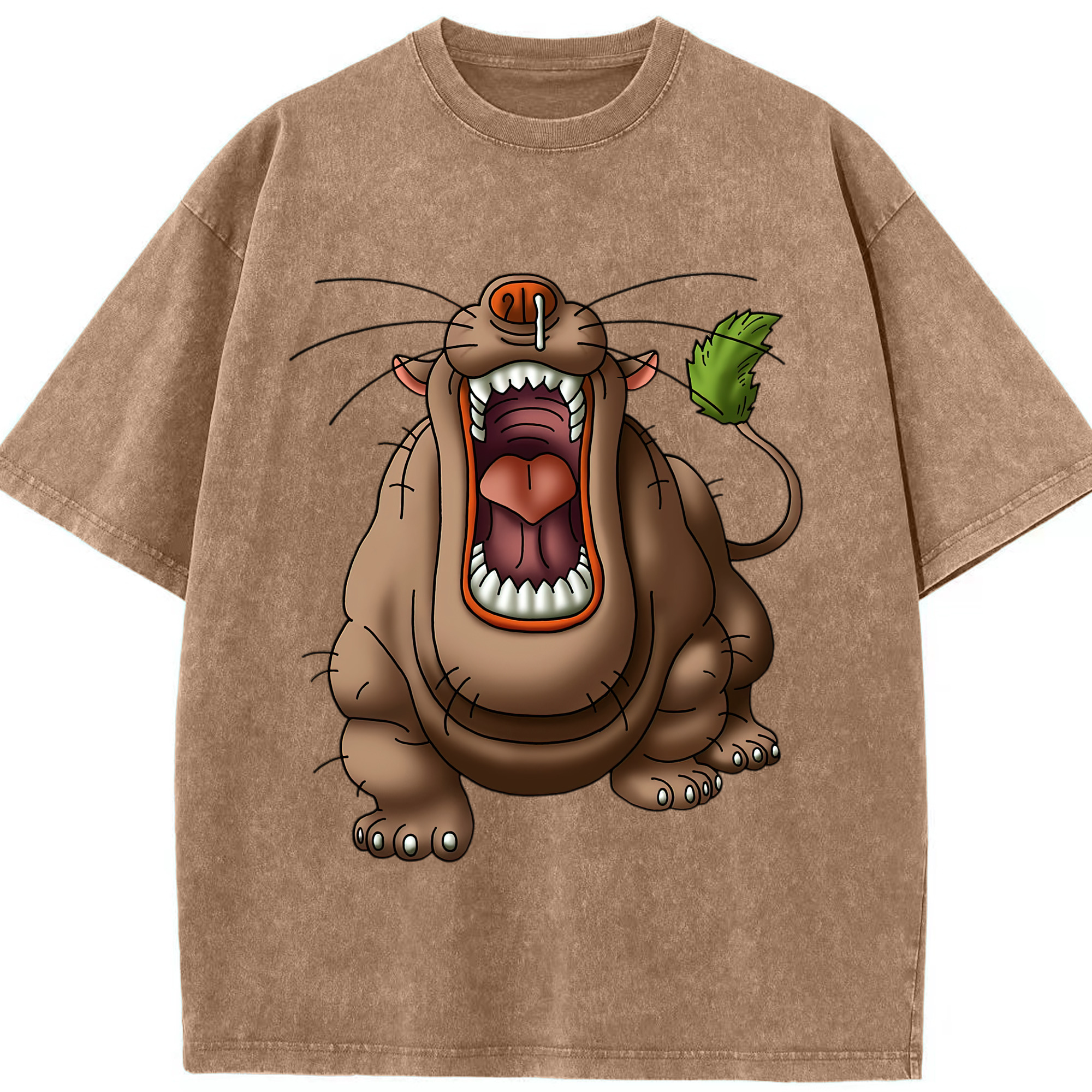 （画像用） ドラゴンクエスト Doragon Kuesuto Dragon Quest 綿100% ヴィンテージ風 半袖Tシャツ（フロントプリント）