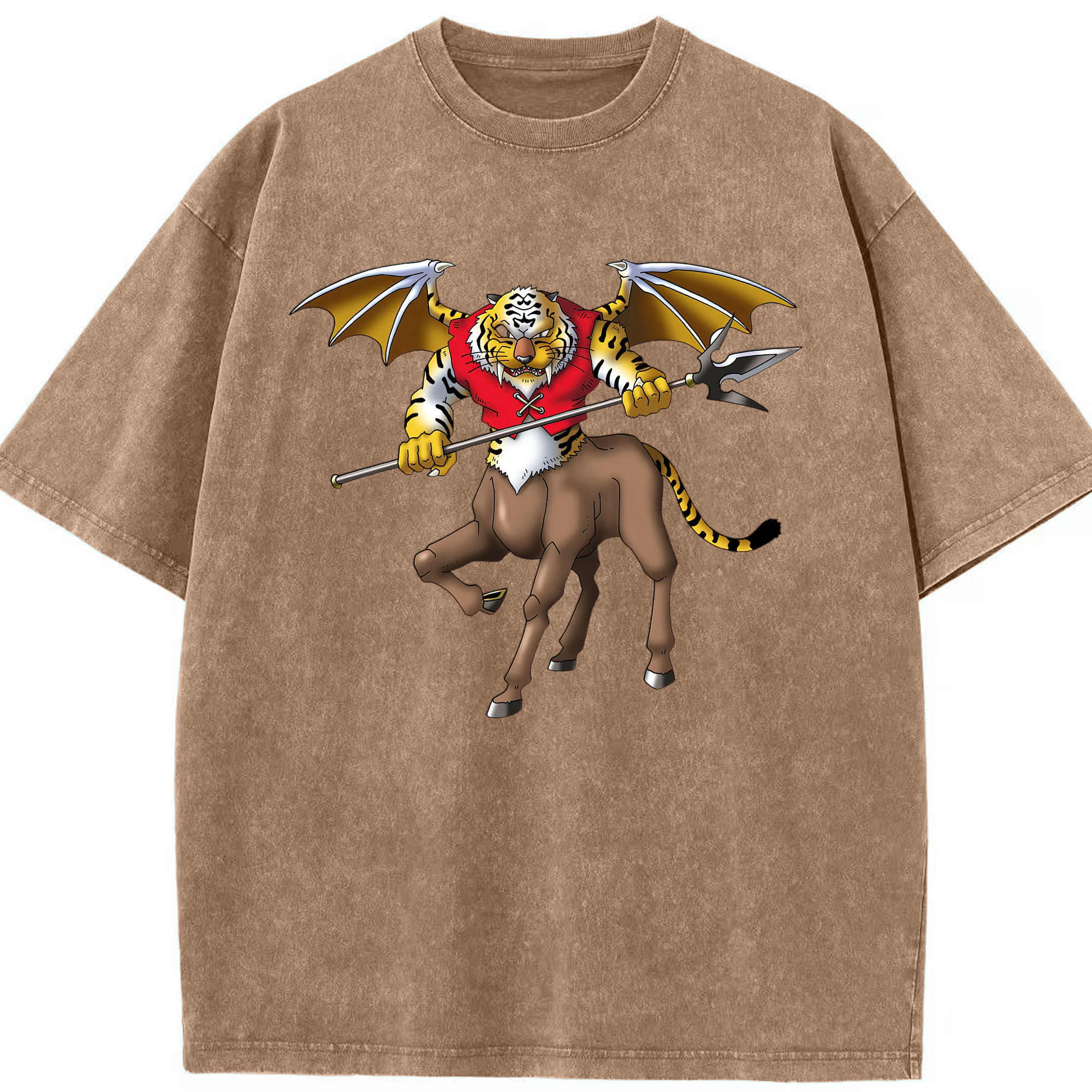 （画像用） ドラゴンクエスト Doragon Kuesuto Dragon Quest 綿100% ヴィンテージ風 半袖Tシャツ（フロントプリント）