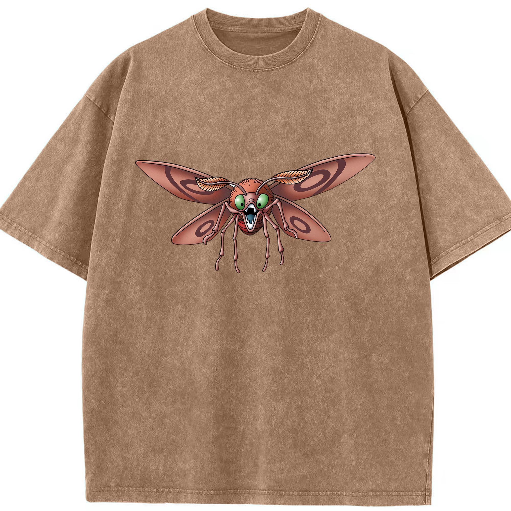 （画像用） ドラゴンクエスト Doragon Kuesuto Dragon Quest 綿100% ヴィンテージ風 半袖Tシャツ（フロントプリント）