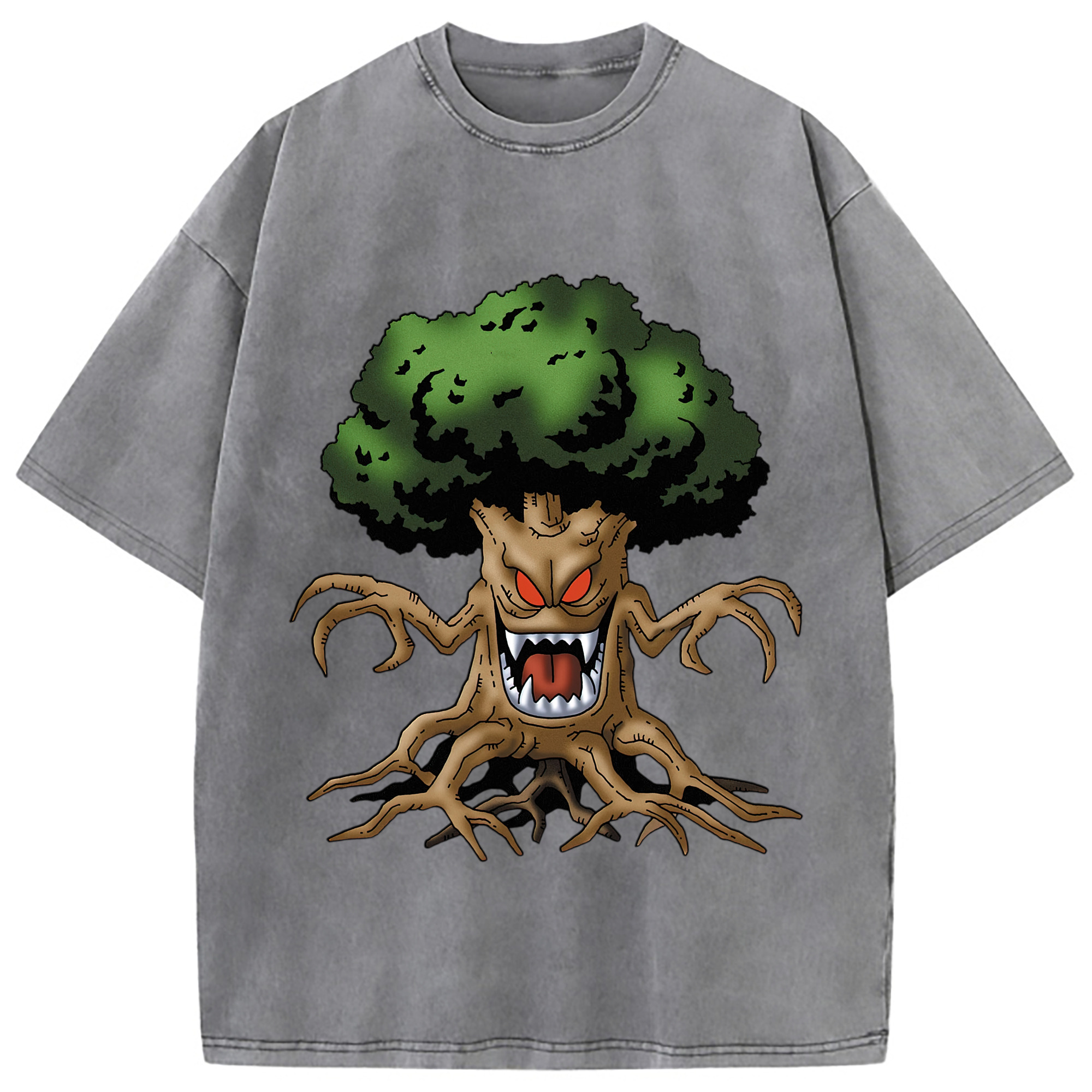 （画像用） ドラゴンクエスト Doragon Kuesuto Dragon Quest 綿100% ヴィンテージ風 半袖Tシャツ（フロントプリント）