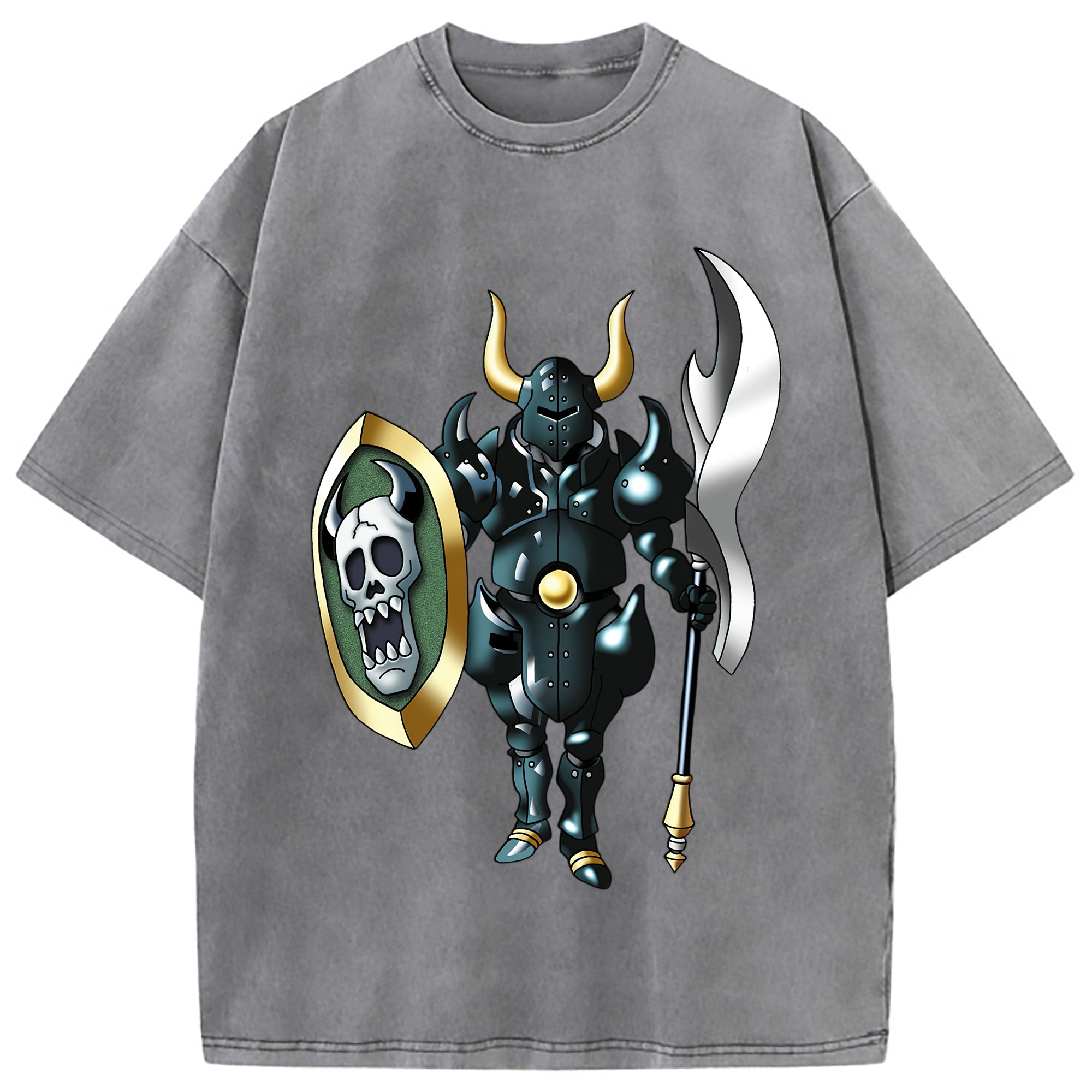 （画像用） ドラゴンクエスト Doragon Kuesuto Dragon Quest 綿100% ヴィンテージ風 半袖Tシャツ（フロントプリント）