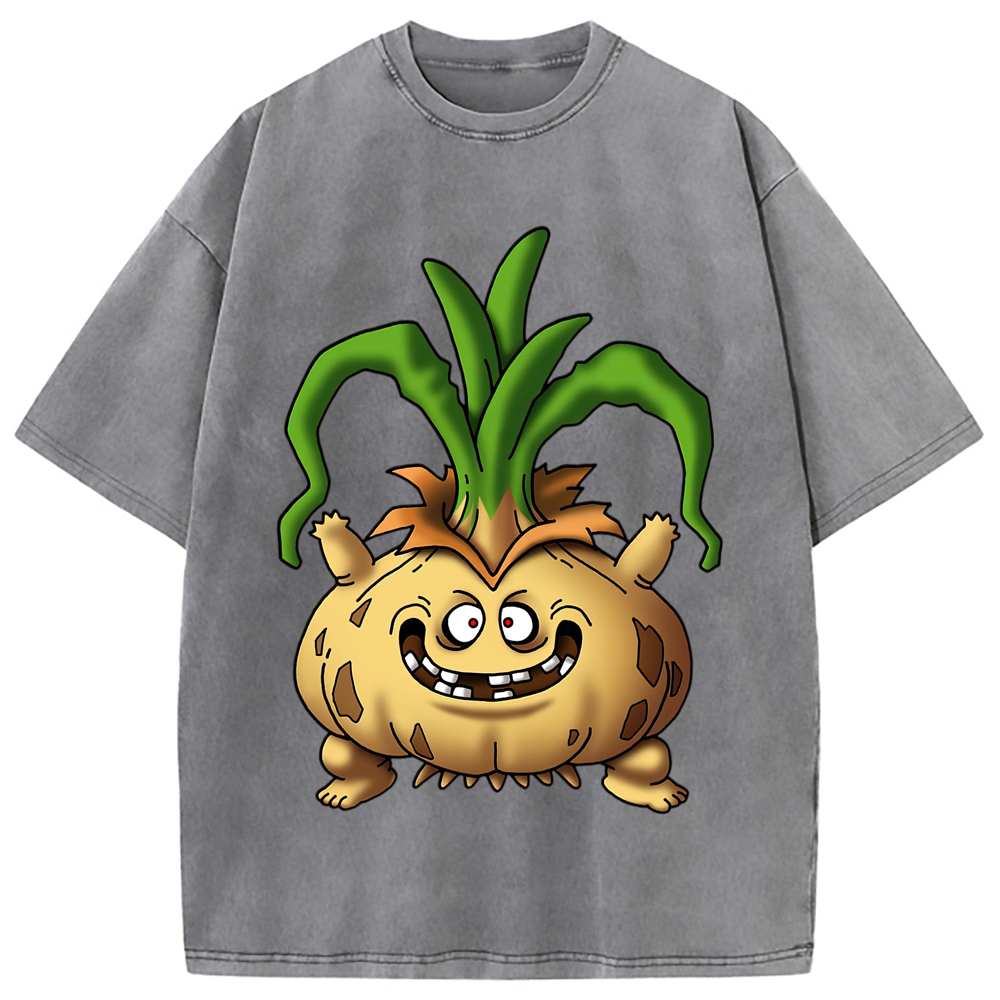 （画像用） ドラゴンクエスト Doragon Kuesuto Dragon Quest 綿100% ヴィンテージ風 半袖Tシャツ（フロントプリント）