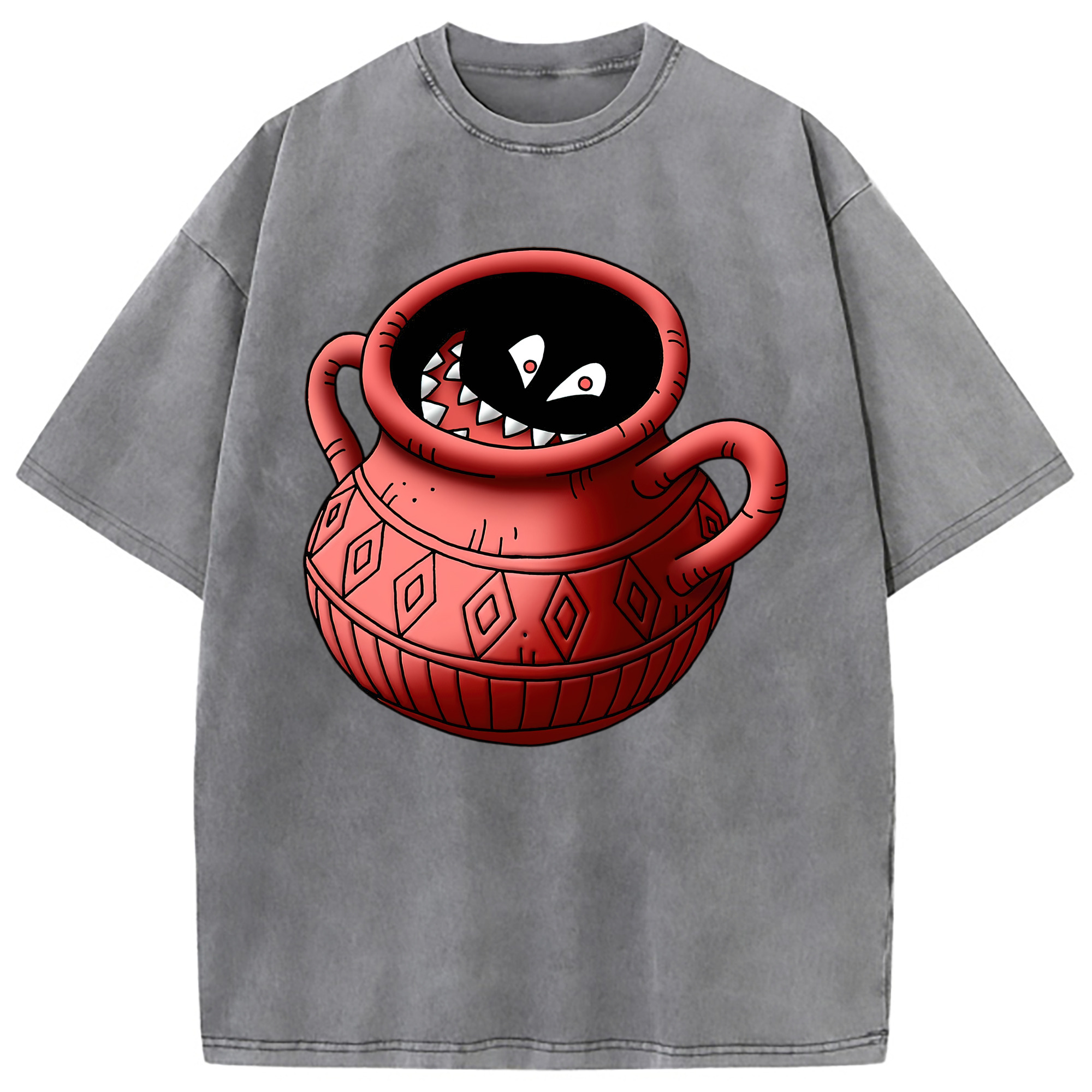 （画像用） ドラゴンクエスト Doragon Kuesuto Dragon Quest 綿100% ヴィンテージ風 半袖Tシャツ（フロントプリント）