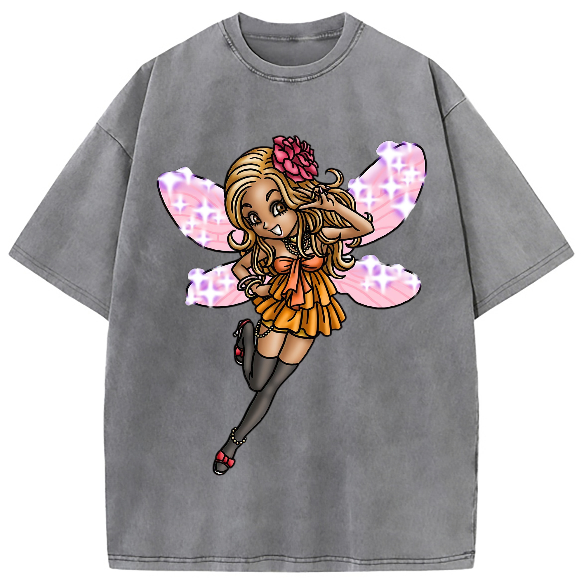 （画像用） ドラゴンクエスト Doragon Kuesuto Dragon Quest 綿100% ヴィンテージ風 半袖Tシャツ（フロントプリント）