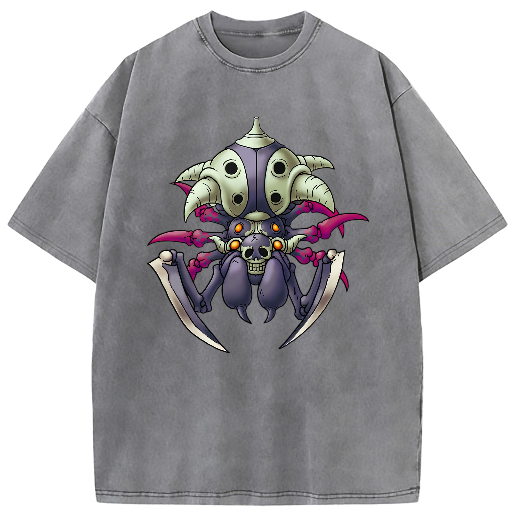 （画像用） ドラゴンクエスト Doragon Kuesuto Dragon Quest 綿100% ヴィンテージ風 半袖Tシャツ（フロントプリント）