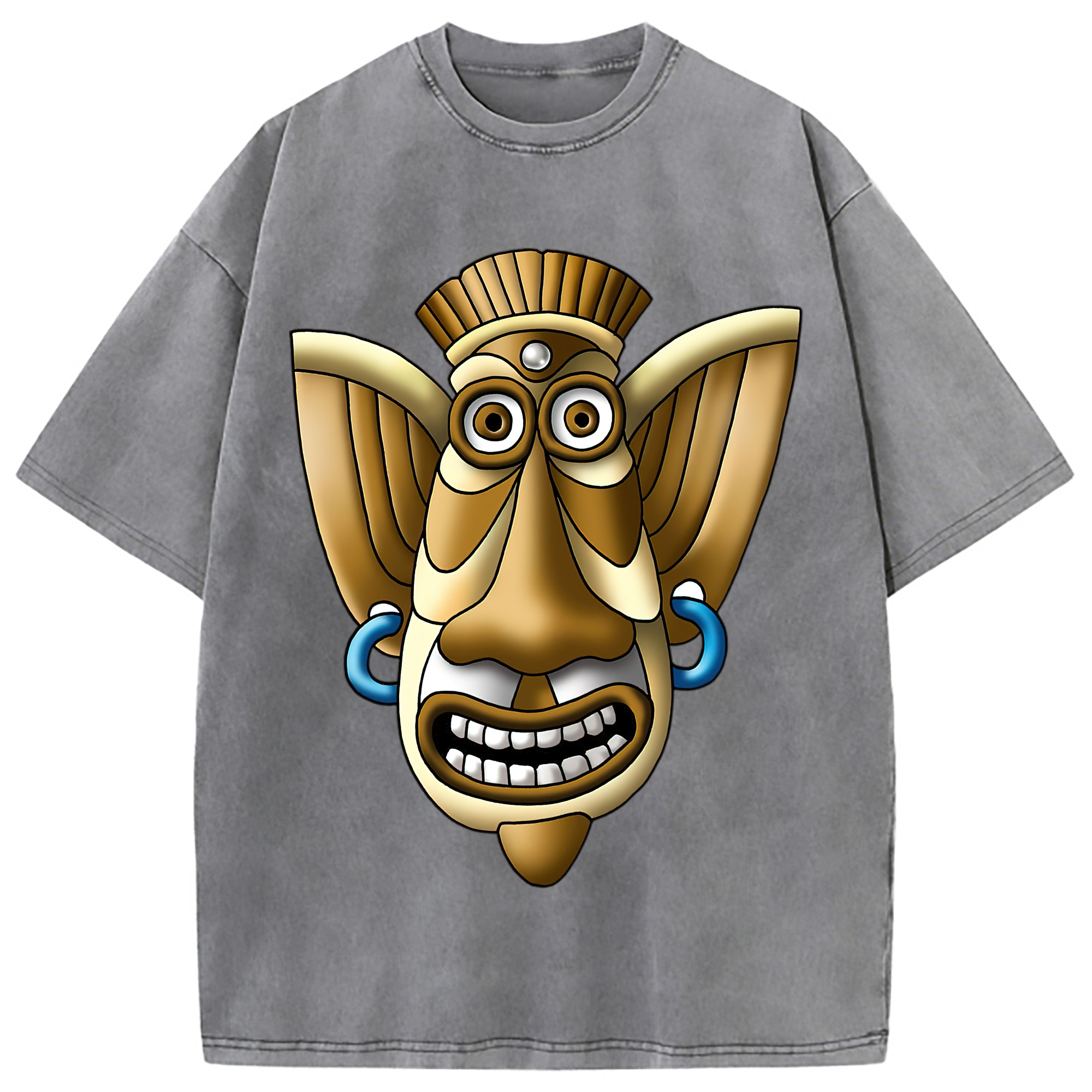（画像用） ドラゴンクエスト Doragon Kuesuto Dragon Quest 綿100% ヴィンテージ風 半袖Tシャツ（フロントプリント）