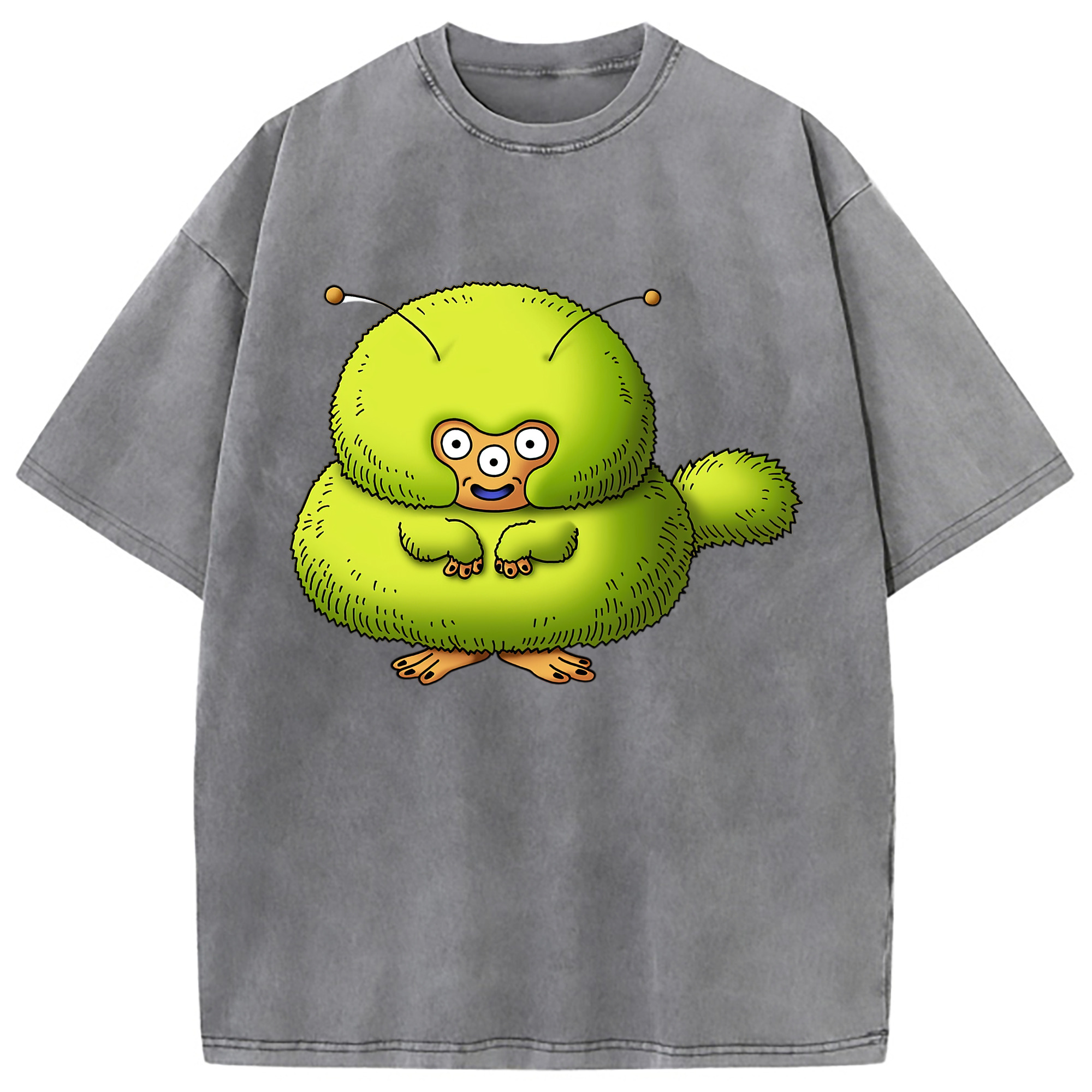 （画像用） ドラゴンクエスト Doragon Kuesuto Dragon Quest 綿100% ヴィンテージ風 半袖Tシャツ（フロントプリント）