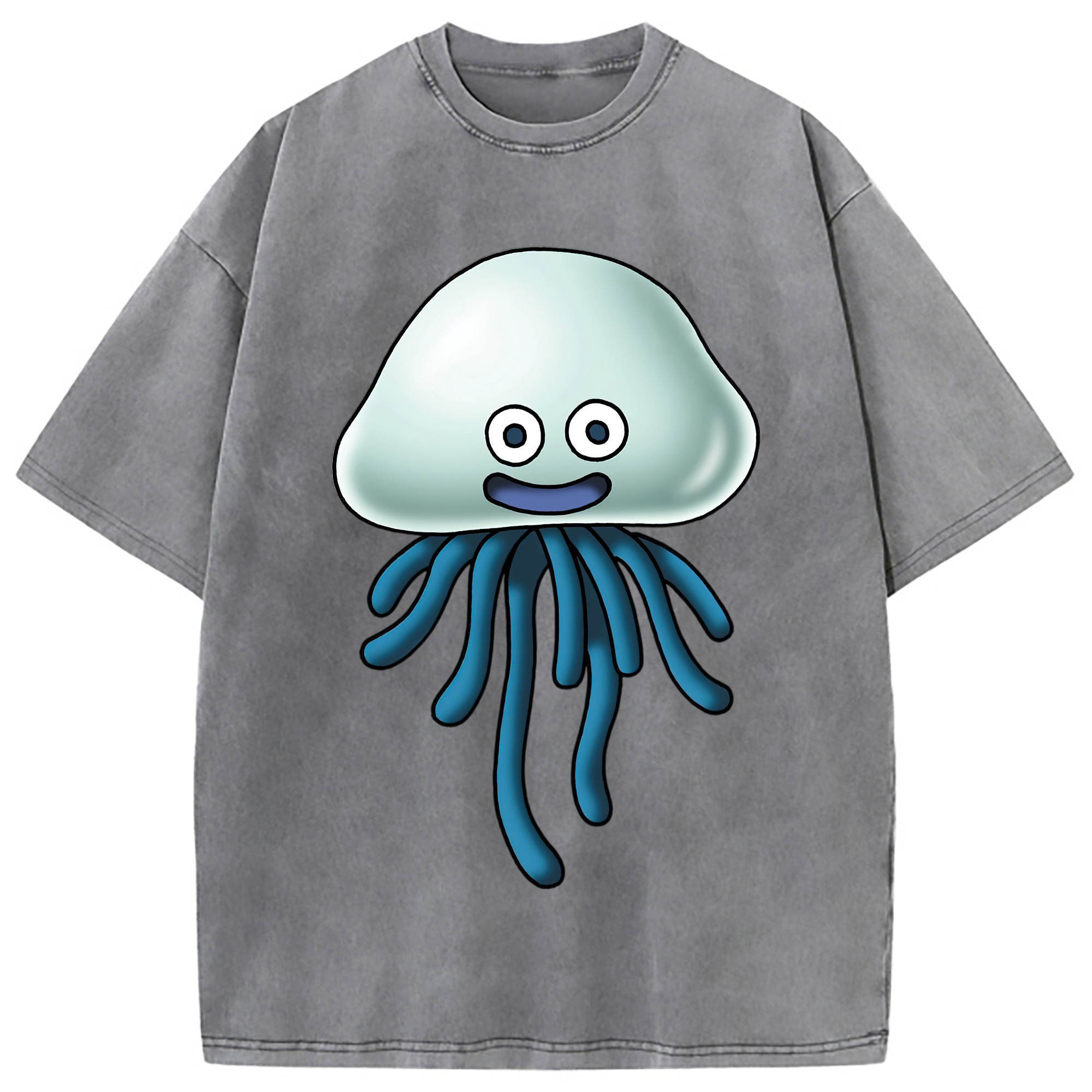 （画像用） ドラゴンクエスト Doragon Kuesuto Dragon Quest 綿100% ヴィンテージ風 半袖Tシャツ（フロントプリント）