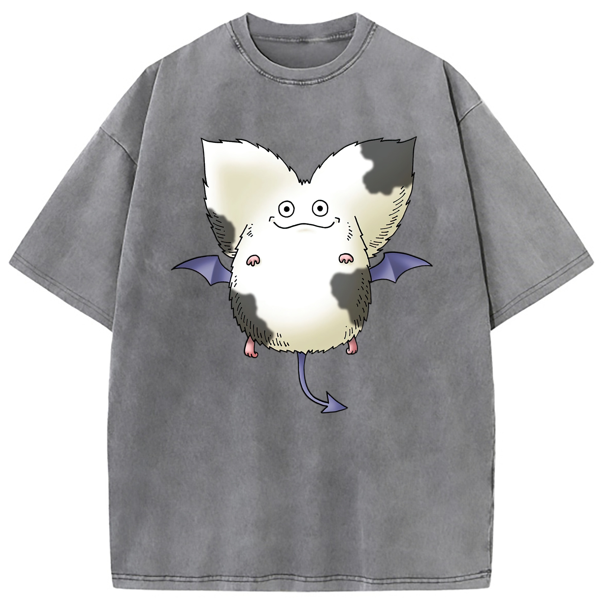 （画像用） ドラゴンクエスト Doragon Kuesuto Dragon Quest 綿100% ヴィンテージ風 半袖Tシャツ（フロントプリント）