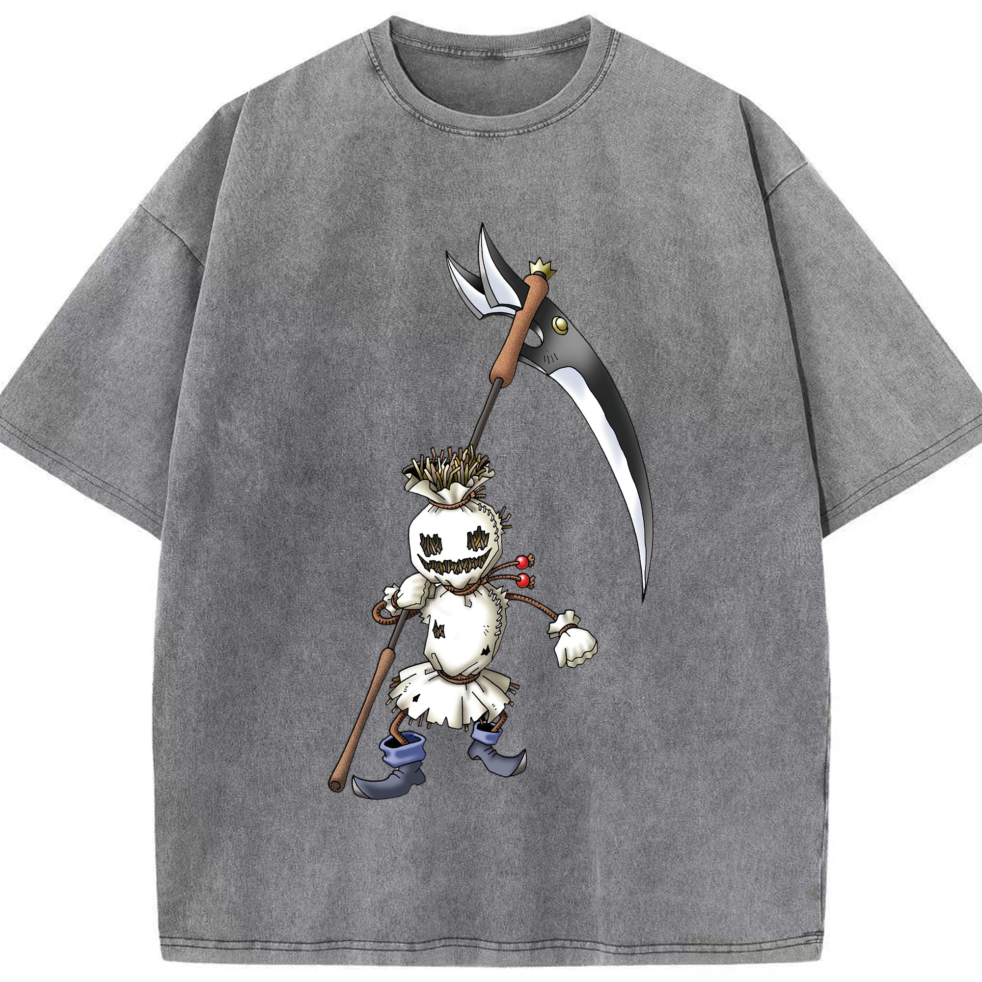 （画像用） ドラゴンクエスト Doragon Kuesuto Dragon Quest 綿100% ヴィンテージ風 半袖Tシャツ（フロントプリント）