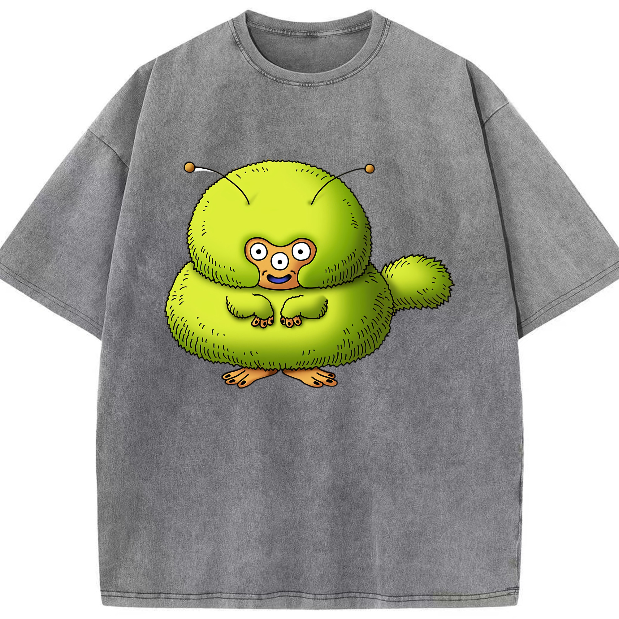 （画像用） ドラゴンクエスト Doragon Kuesuto Dragon Quest 綿100% ヴィンテージ風 半袖Tシャツ（フロントプリント）