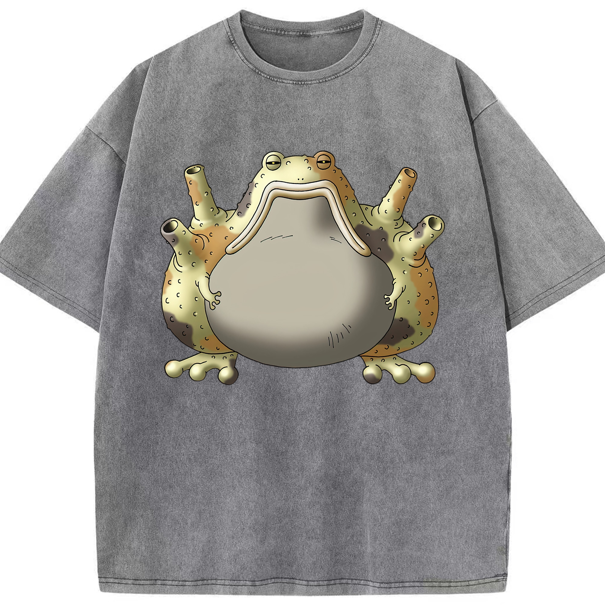 （画像用） ドラゴンクエスト Doragon Kuesuto Dragon Quest 綿100% ヴィンテージ風 半袖Tシャツ（フロントプリント）