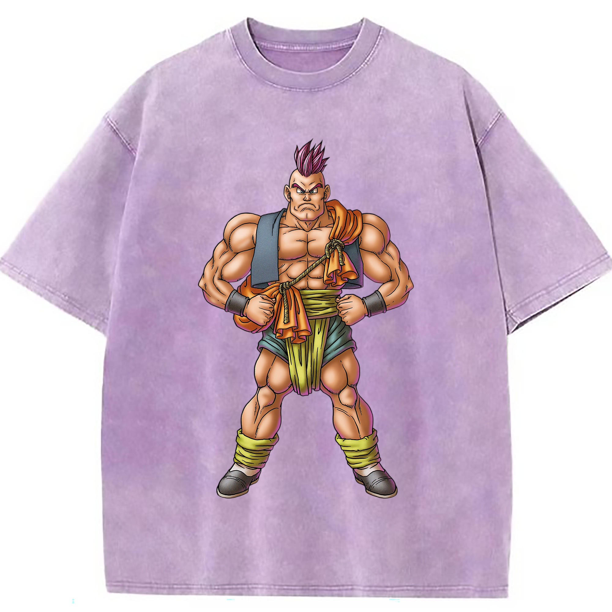 （画像用） ドラゴンクエスト Doragon Kuesuto Dragon Quest 綿100% ヴィンテージ風 半袖Tシャツ（フロントプリント）