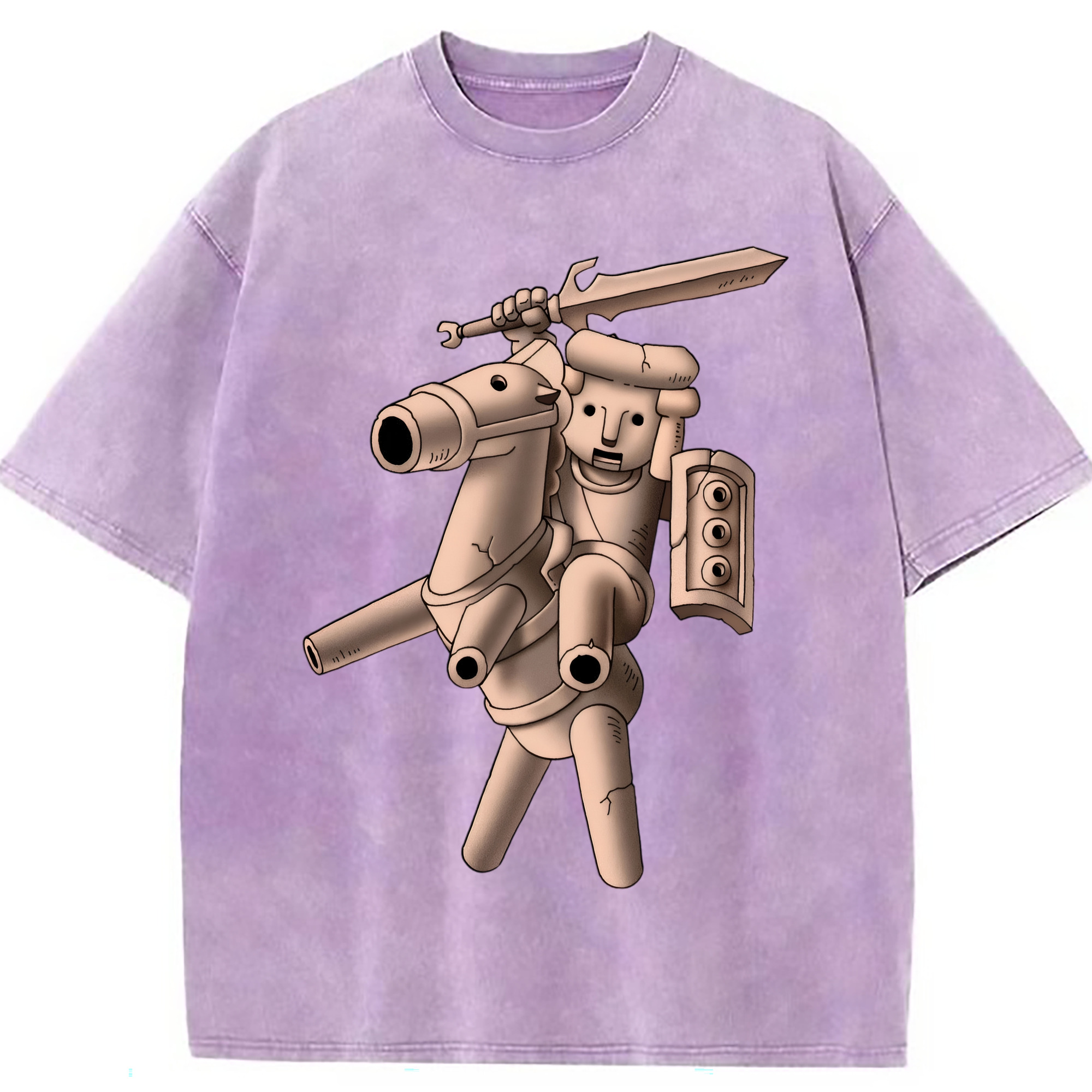 （画像用） ドラゴンクエスト Doragon Kuesuto Dragon Quest 綿100% ヴィンテージ風 半袖Tシャツ（フロントプリント）