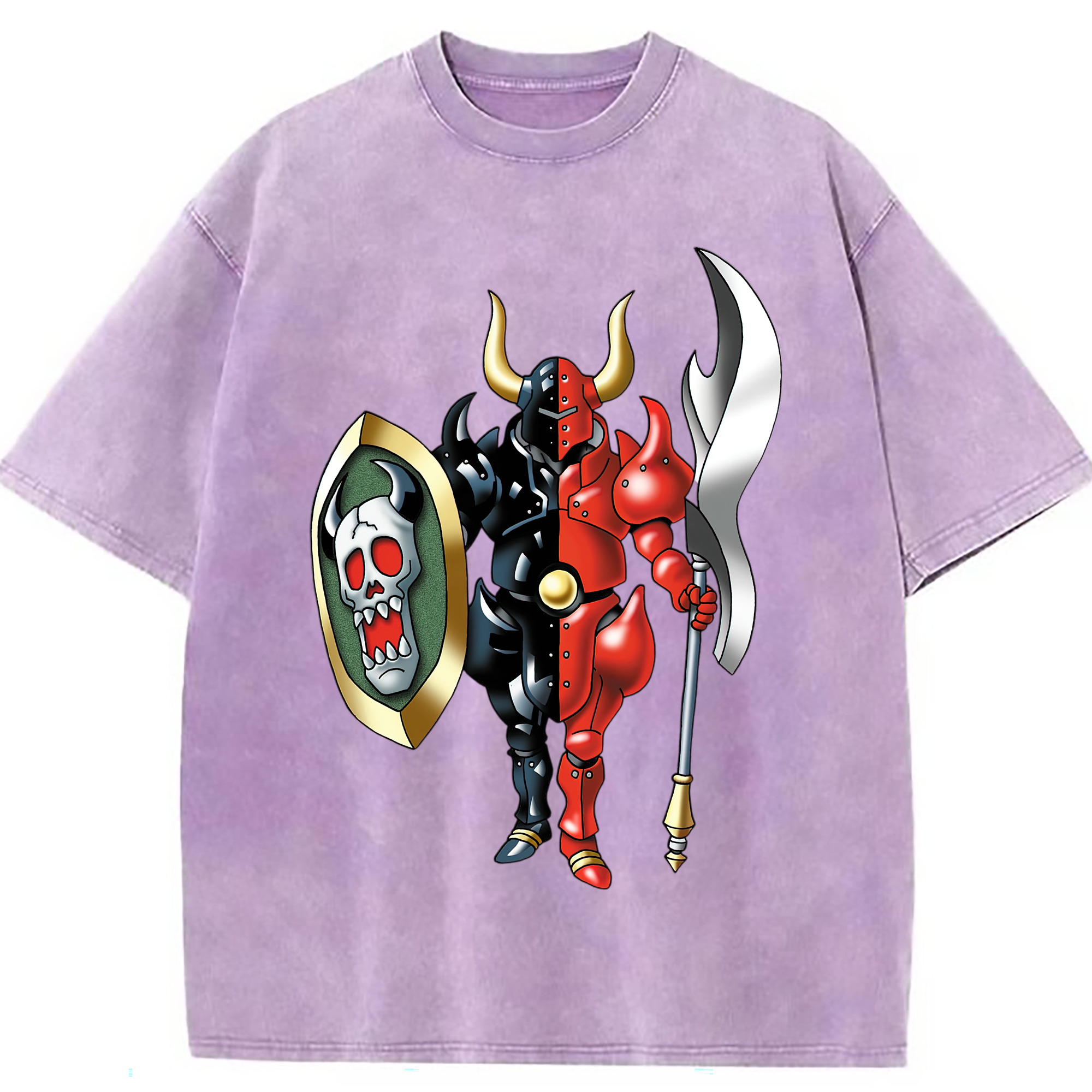 （画像用） ドラゴンクエスト Doragon Kuesuto Dragon Quest 綿100% ヴィンテージ風 半袖Tシャツ（フロントプリント）