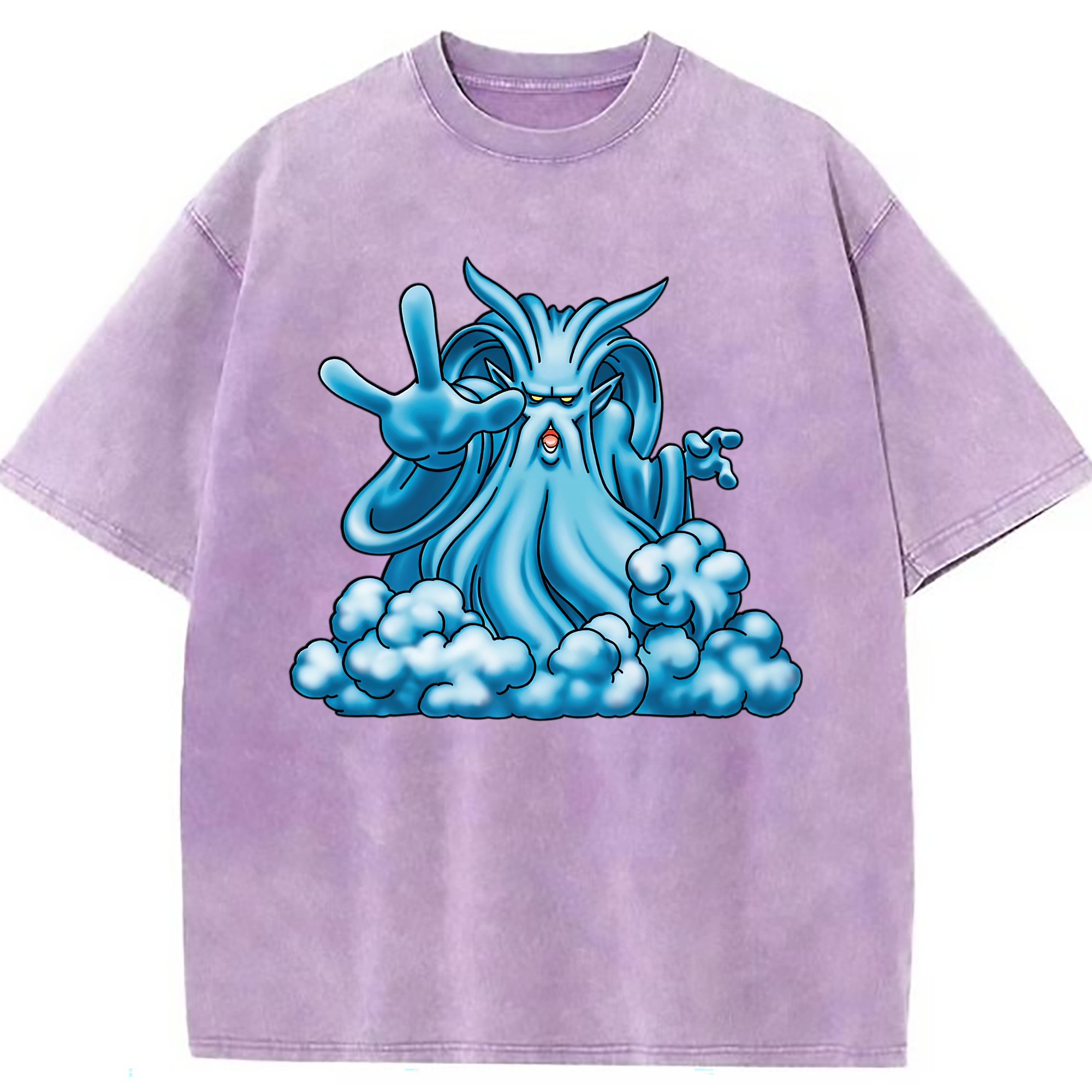 （画像用） ドラゴンクエスト Doragon Kuesuto Dragon Quest 綿100% ヴィンテージ風 半袖Tシャツ（フロントプリント）
