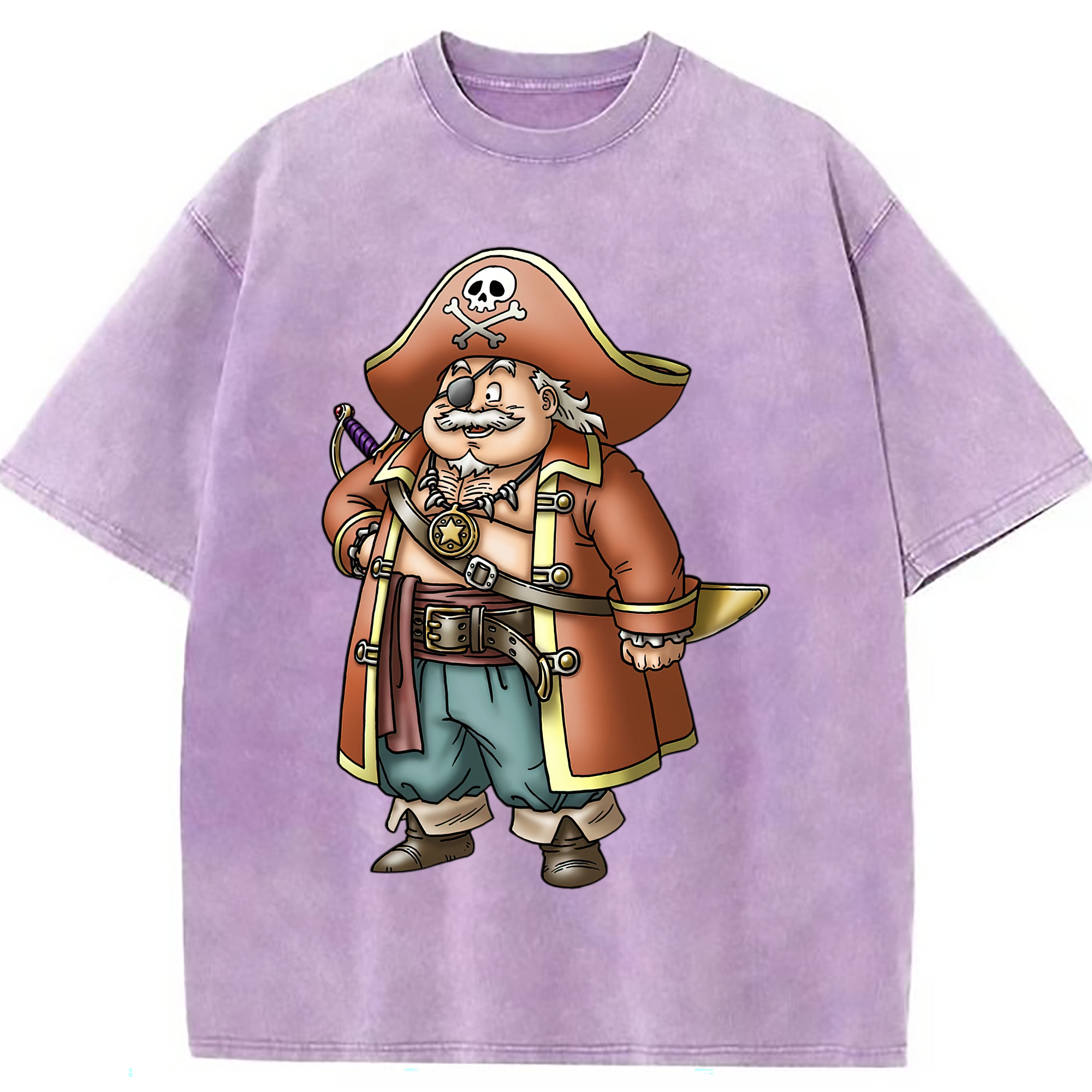 （画像用） ドラゴンクエスト Doragon Kuesuto Dragon Quest 綿100% ヴィンテージ風 半袖Tシャツ（フロントプリント）