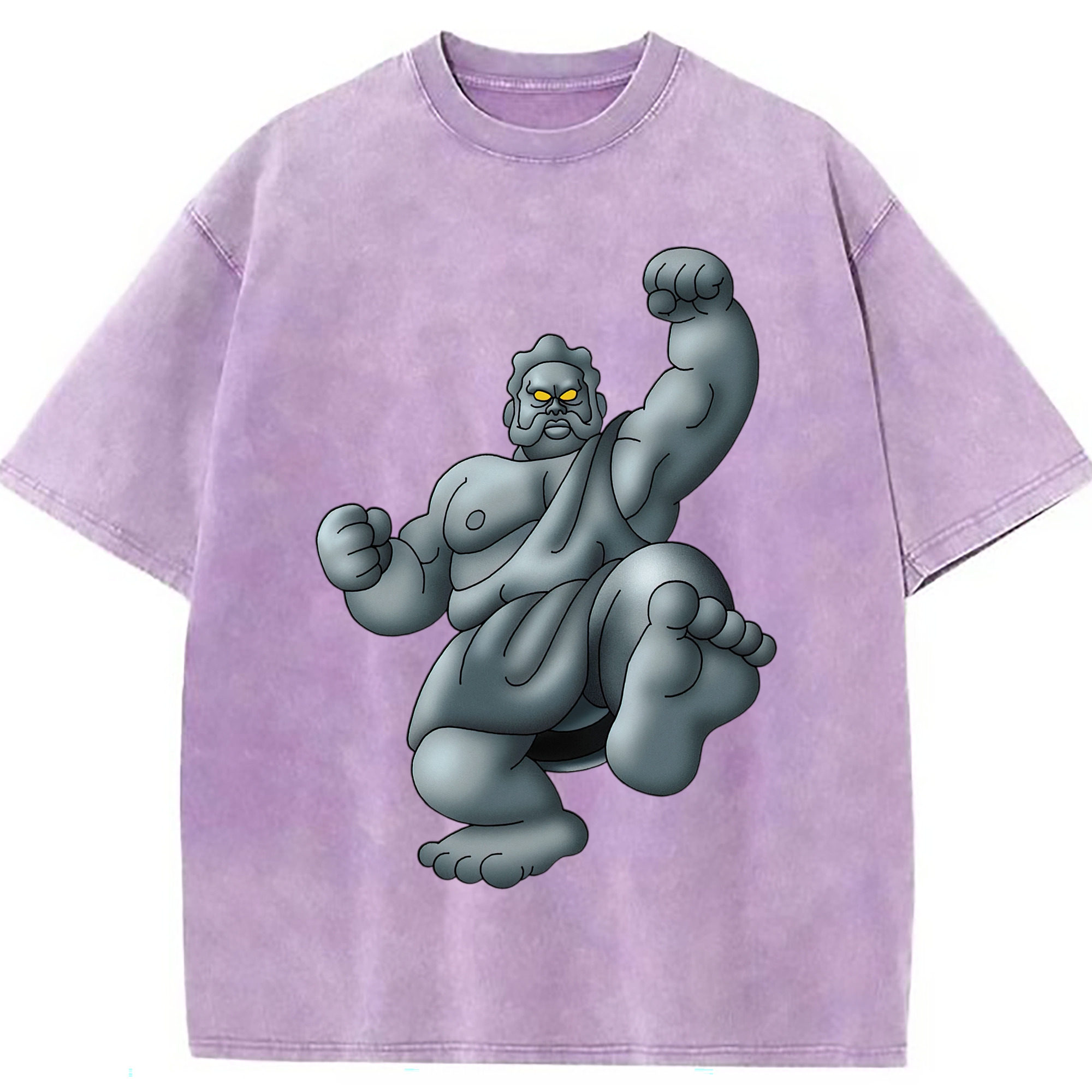 （画像用） ドラゴンクエスト Doragon Kuesuto Dragon Quest 綿100% ヴィンテージ風 半袖Tシャツ（フロントプリント）