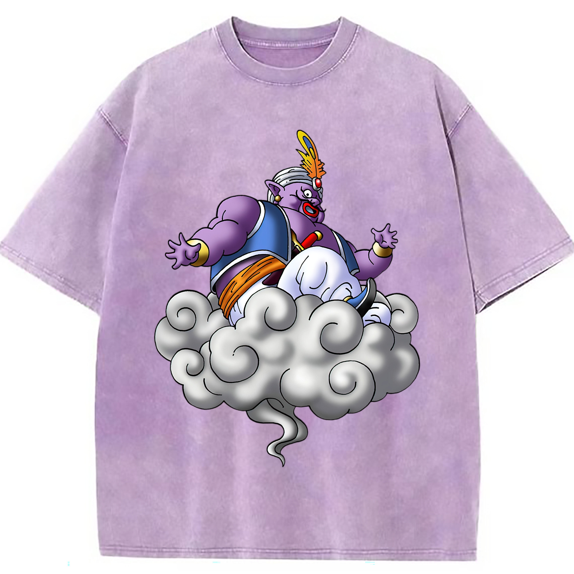 （画像用） ドラゴンクエスト Doragon Kuesuto Dragon Quest 綿100% ヴィンテージ風 半袖Tシャツ（フロントプリント）