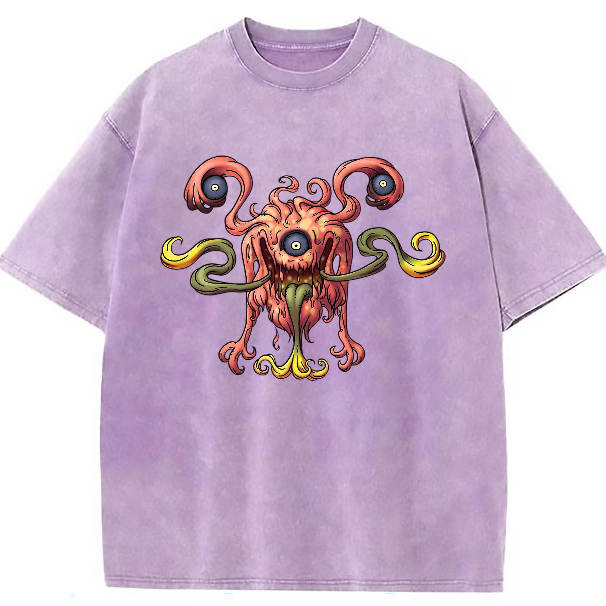 （画像用） ドラゴンクエスト Doragon Kuesuto Dragon Quest 綿100% ヴィンテージ風 半袖Tシャツ（フロントプリント）