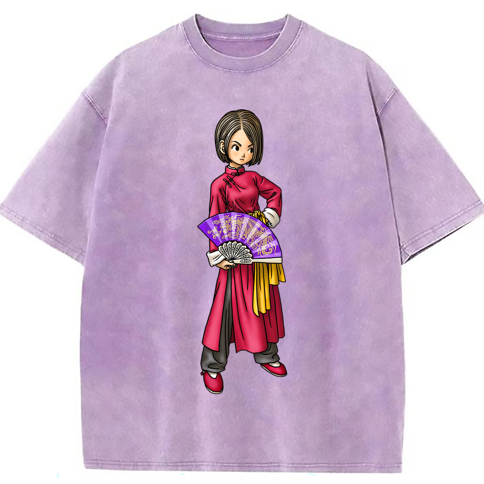（画像用） ドラゴンクエスト Doragon Kuesuto Dragon Quest 綿100% ヴィンテージ風 半袖Tシャツ（フロントプリント）