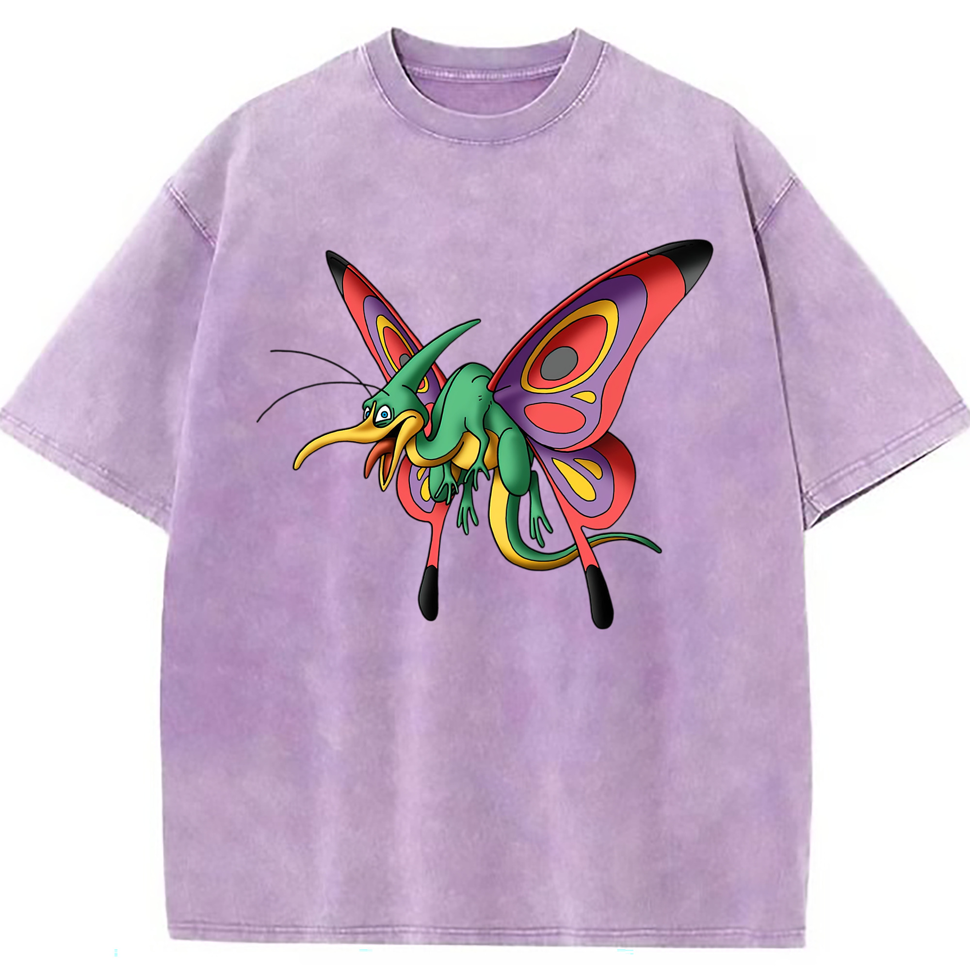 （画像用） ドラゴンクエスト Doragon Kuesuto Dragon Quest 綿100% ヴィンテージ風 半袖Tシャツ（フロントプリント）