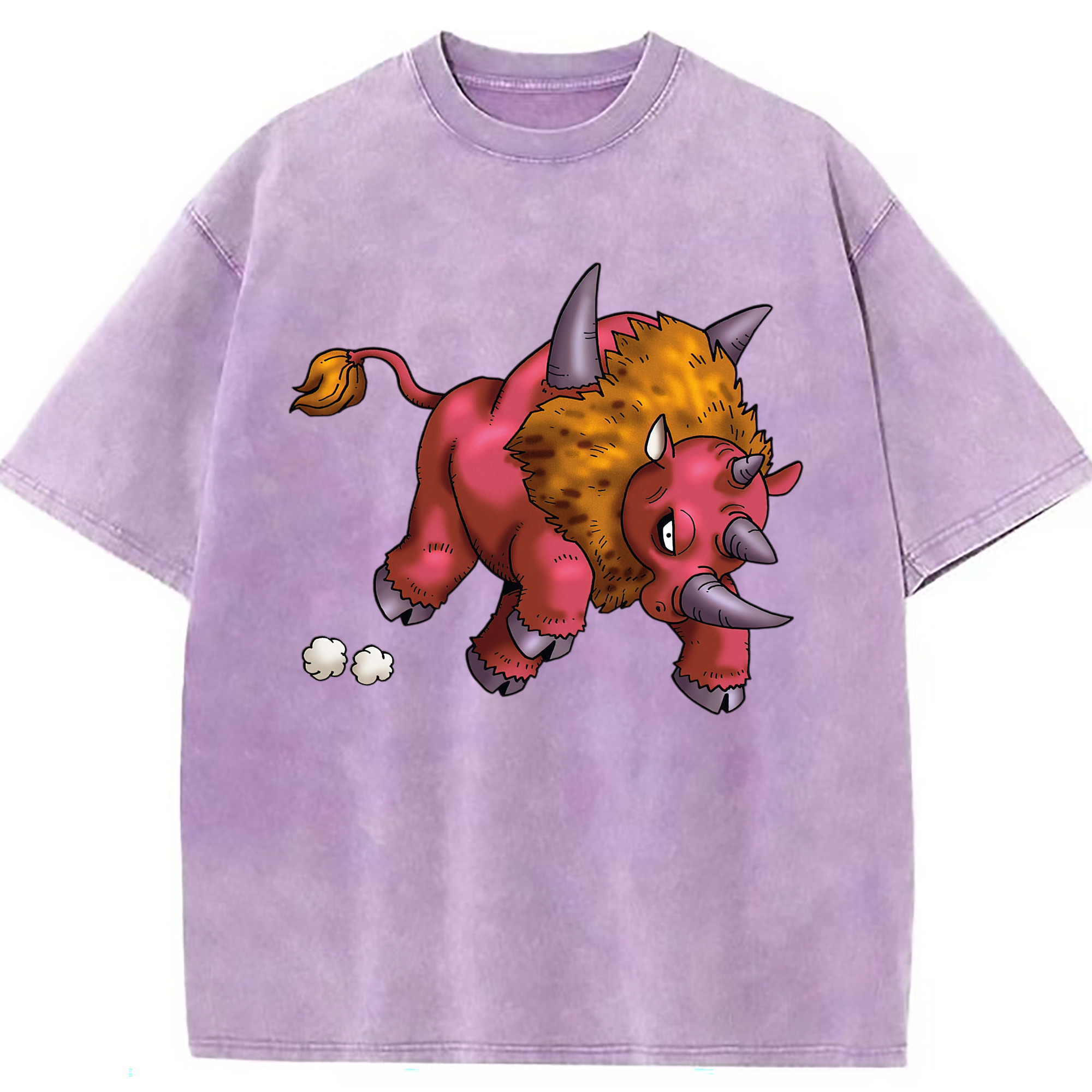 （画像用） ドラゴンクエスト Doragon Kuesuto Dragon Quest 綿100% ヴィンテージ風 半袖Tシャツ（フロントプリント）