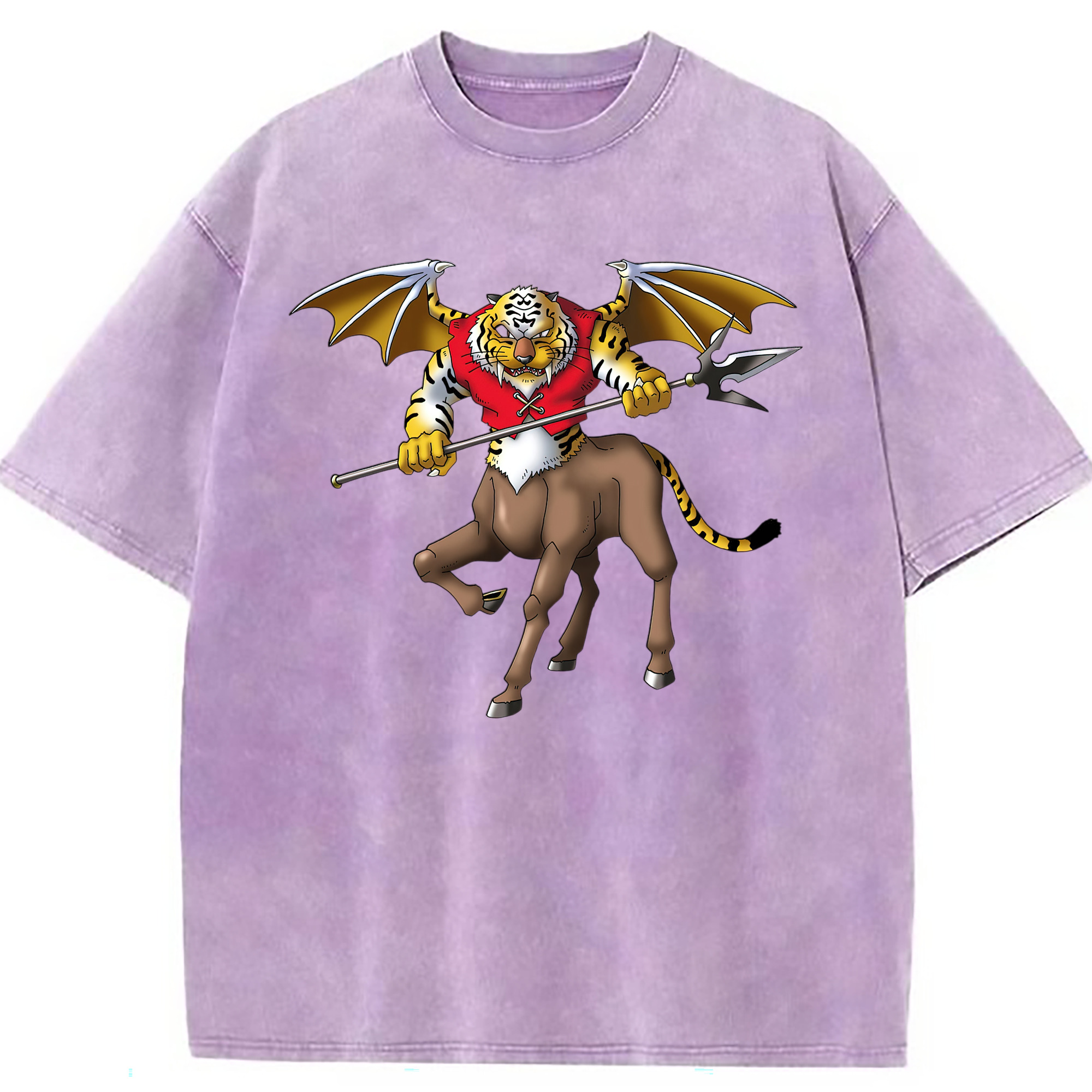 （画像用） ドラゴンクエスト Doragon Kuesuto Dragon Quest 綿100% ヴィンテージ風 半袖Tシャツ（フロントプリント）