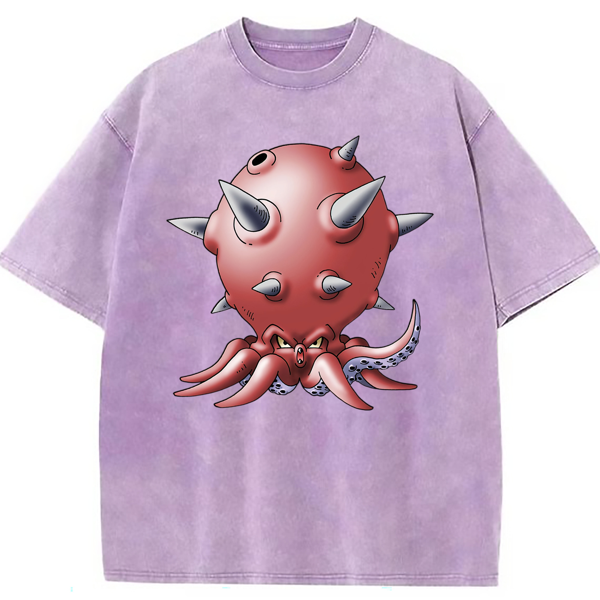 （画像用） ドラゴンクエスト Doragon Kuesuto Dragon Quest 綿100% ヴィンテージ風 半袖Tシャツ（フロントプリント）
