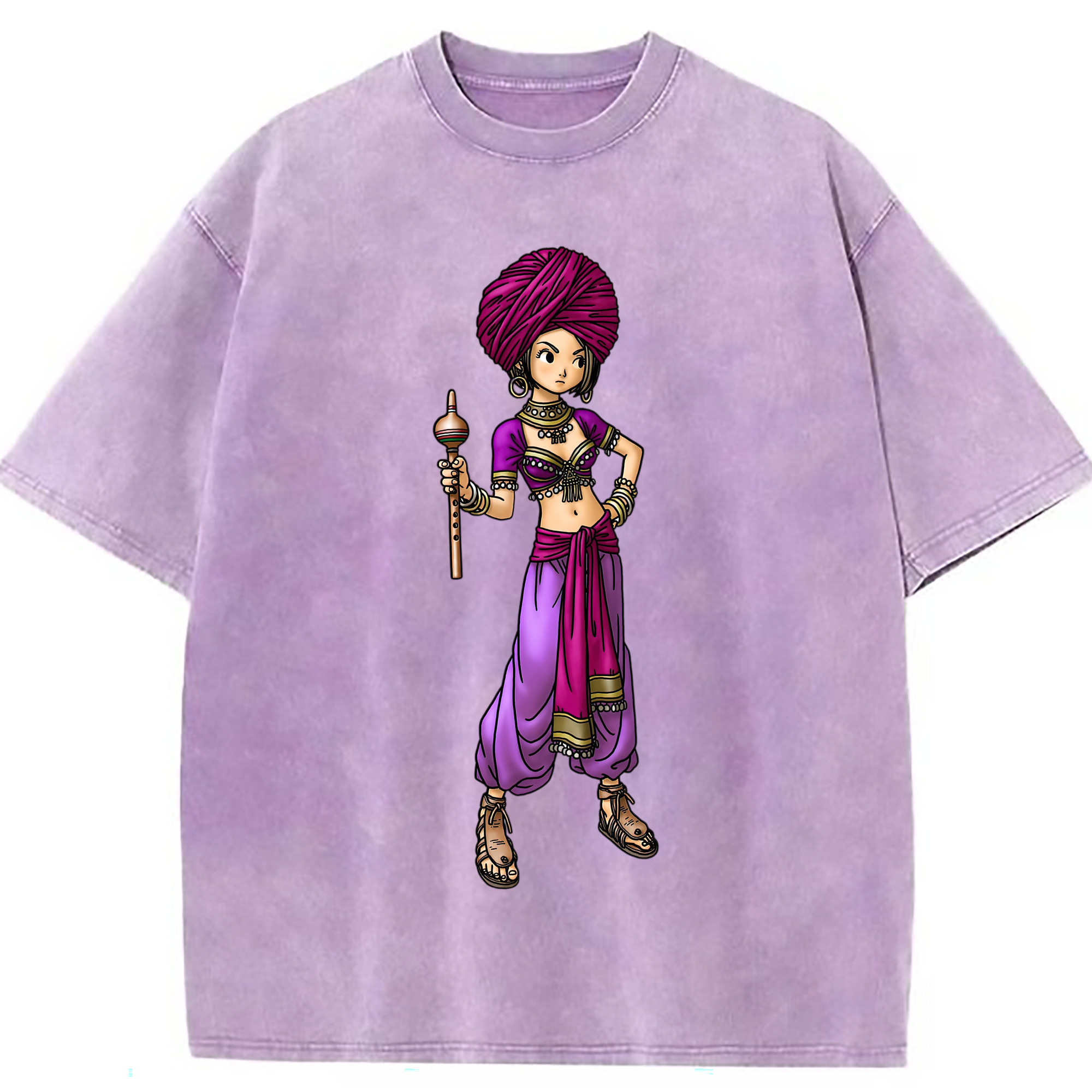 （画像用） ドラゴンクエスト Doragon Kuesuto Dragon Quest 綿100% ヴィンテージ風 半袖Tシャツ（フロントプリント）