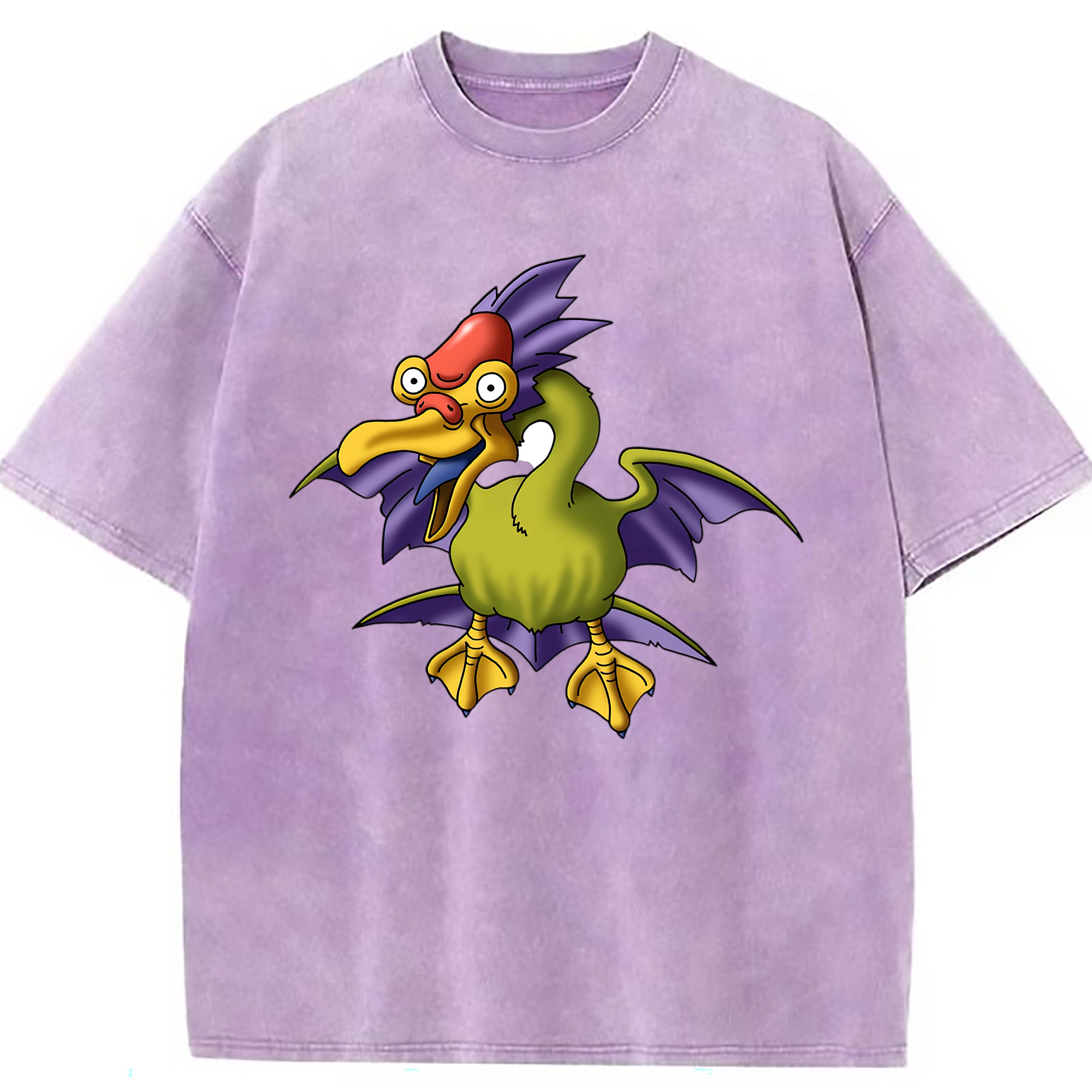 （画像用） ドラゴンクエスト Doragon Kuesuto Dragon Quest 綿100% ヴィンテージ風 半袖Tシャツ（フロントプリント）
