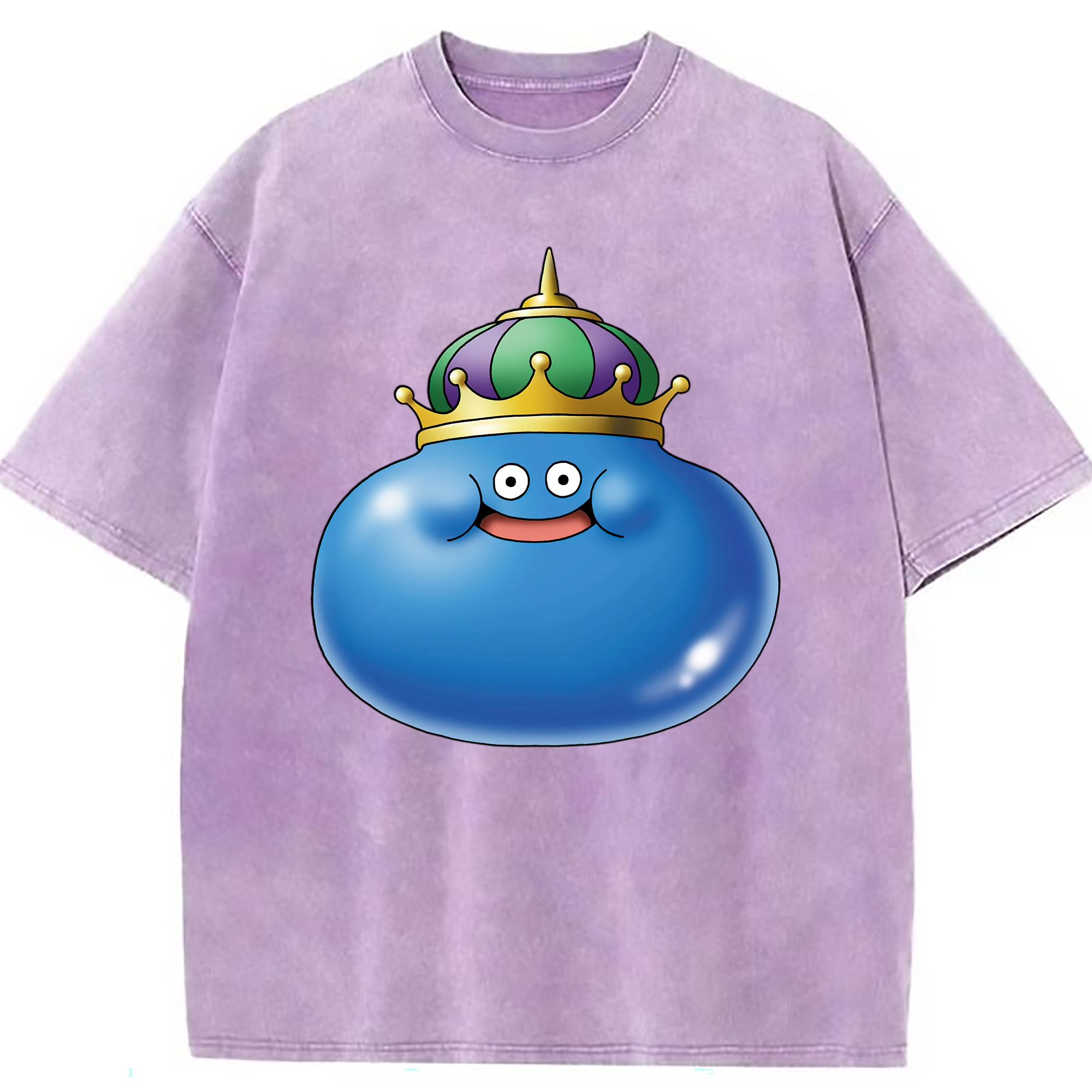 （画像用） ドラゴンクエスト Doragon Kuesuto Dragon Quest 綿100% ヴィンテージ風 半袖Tシャツ（フロントプリント）